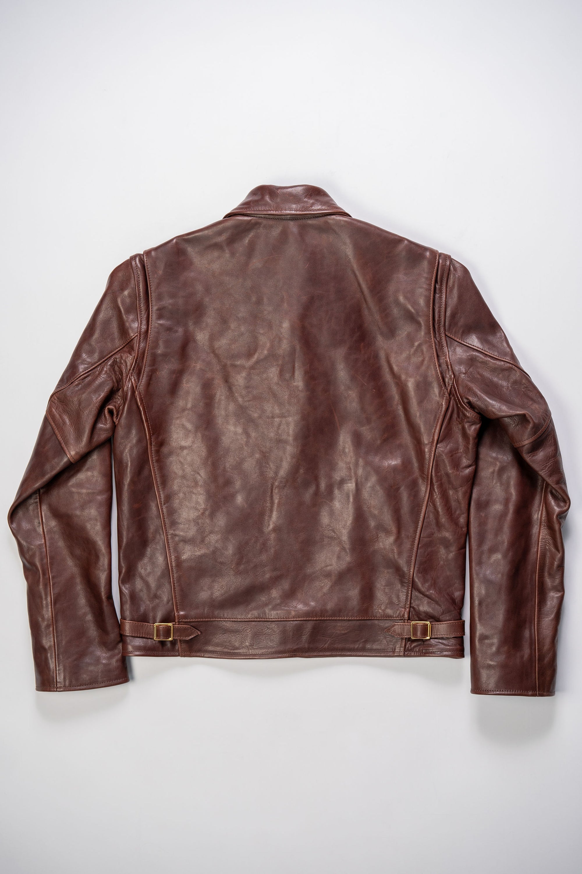 Simmons Bilt x Franklin & Poe Citywide Jacket - Japanese Brown Horsehide Leather