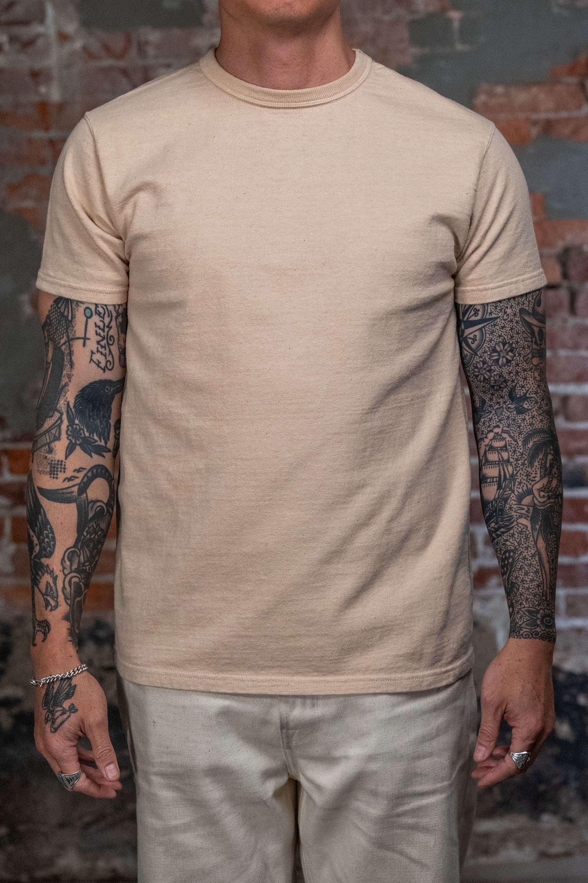 Samurai SJST-SC01 Japanese Cotton Made Crew - Kuri Light