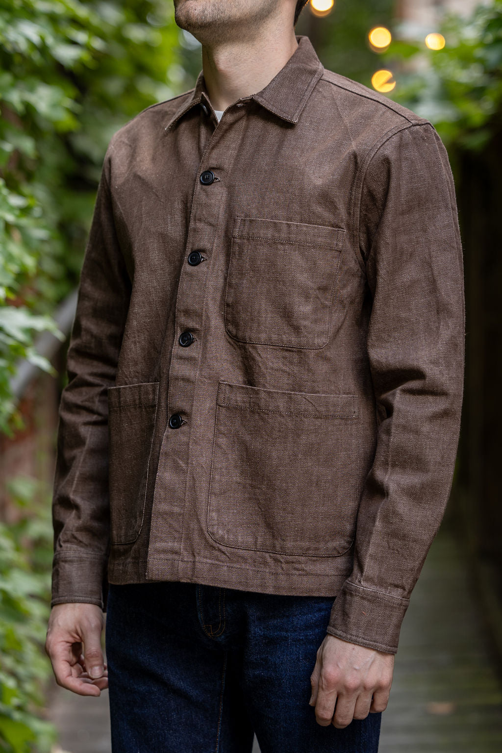 3sixteen Shop Jacket - Brown Denim