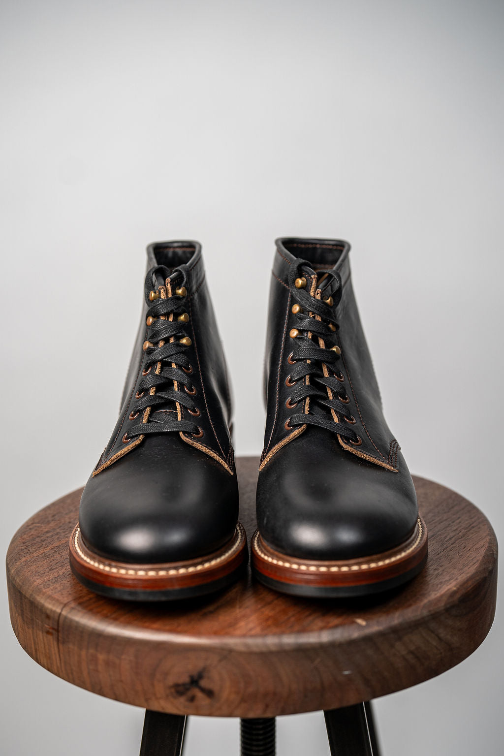 John Lofgren El Capitan Boots - Horween Leather Black Chromexcel