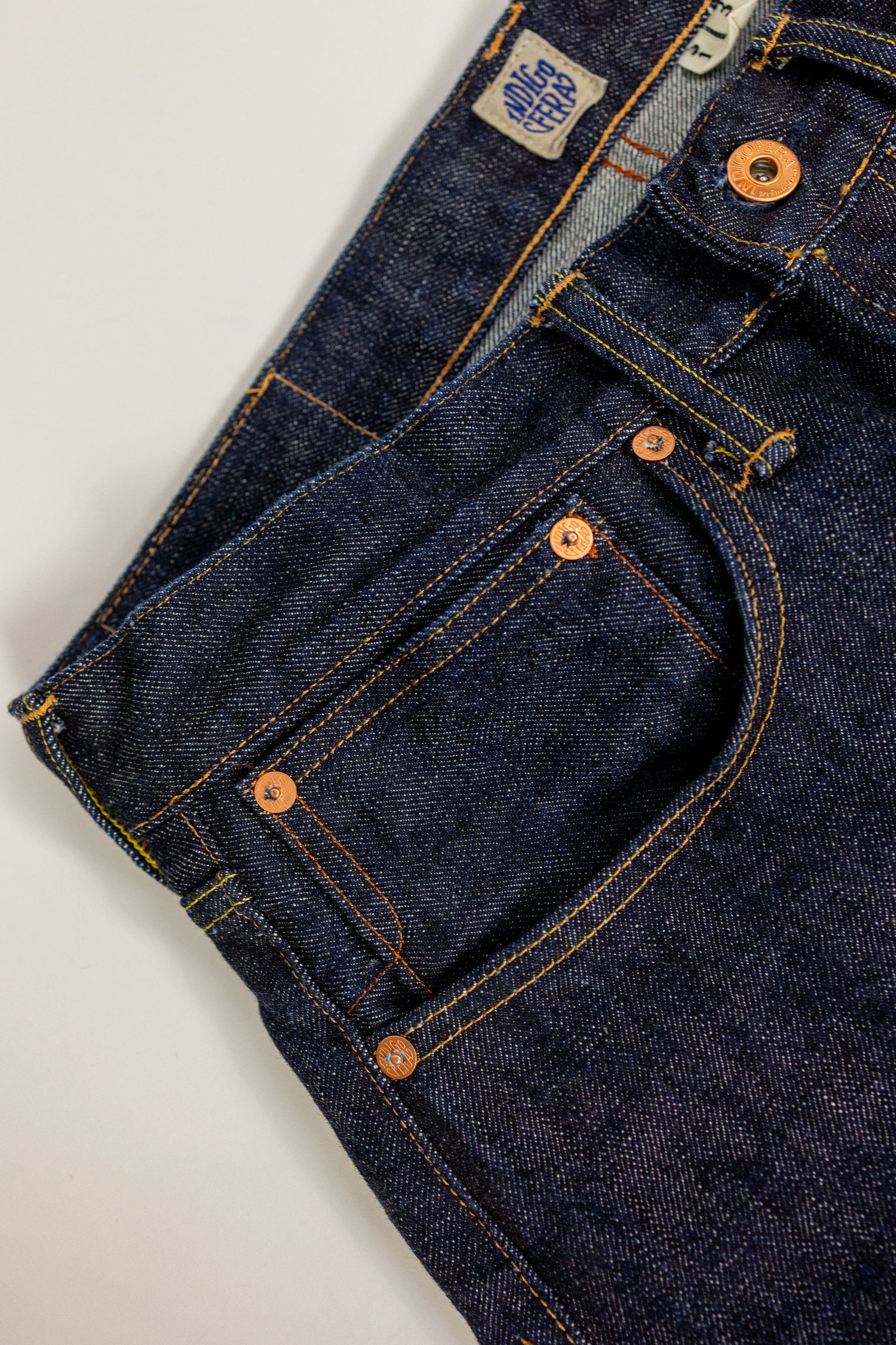 Indigofera x Franklin & Poe 8th Anniversary Kirk - 18oz Shiroyama Selvedge Denim