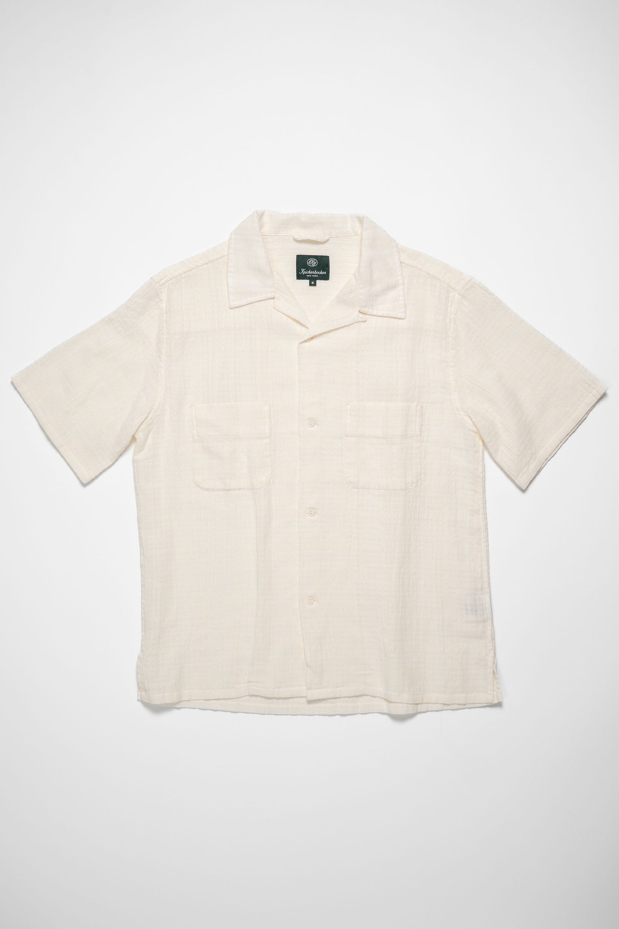 Knickerbocker Oliveira Breeze Weave Shirt - Bone