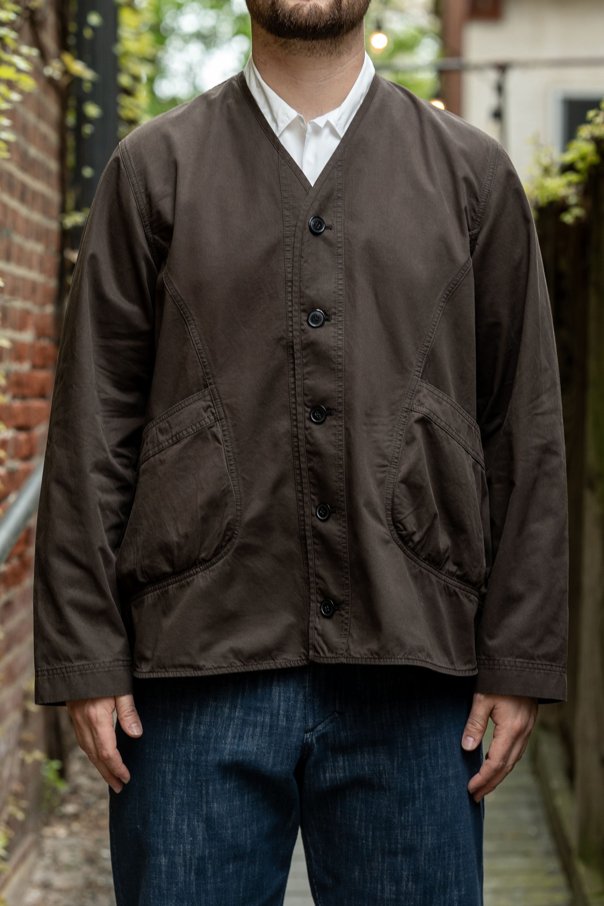 Hansen Garments Bernard Flight Jacket - Coffee Drill