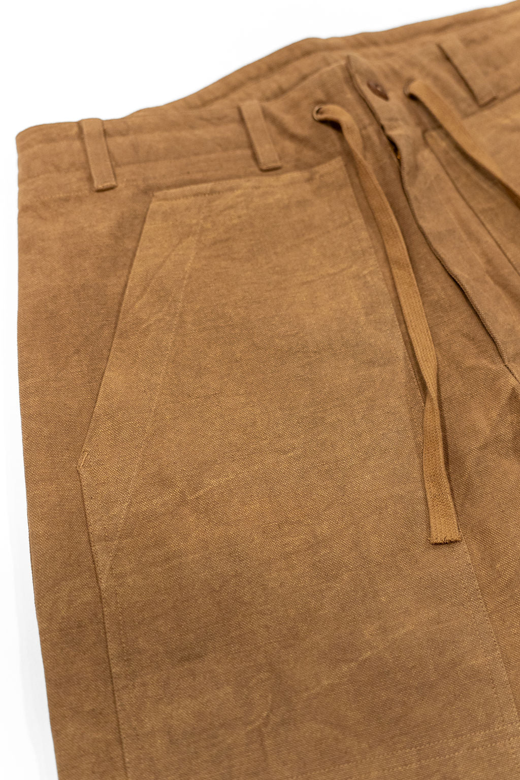 Indi + Ash Raka Pant - Coyote Organic Cotton Millwoven Stone Enzyme Canvas