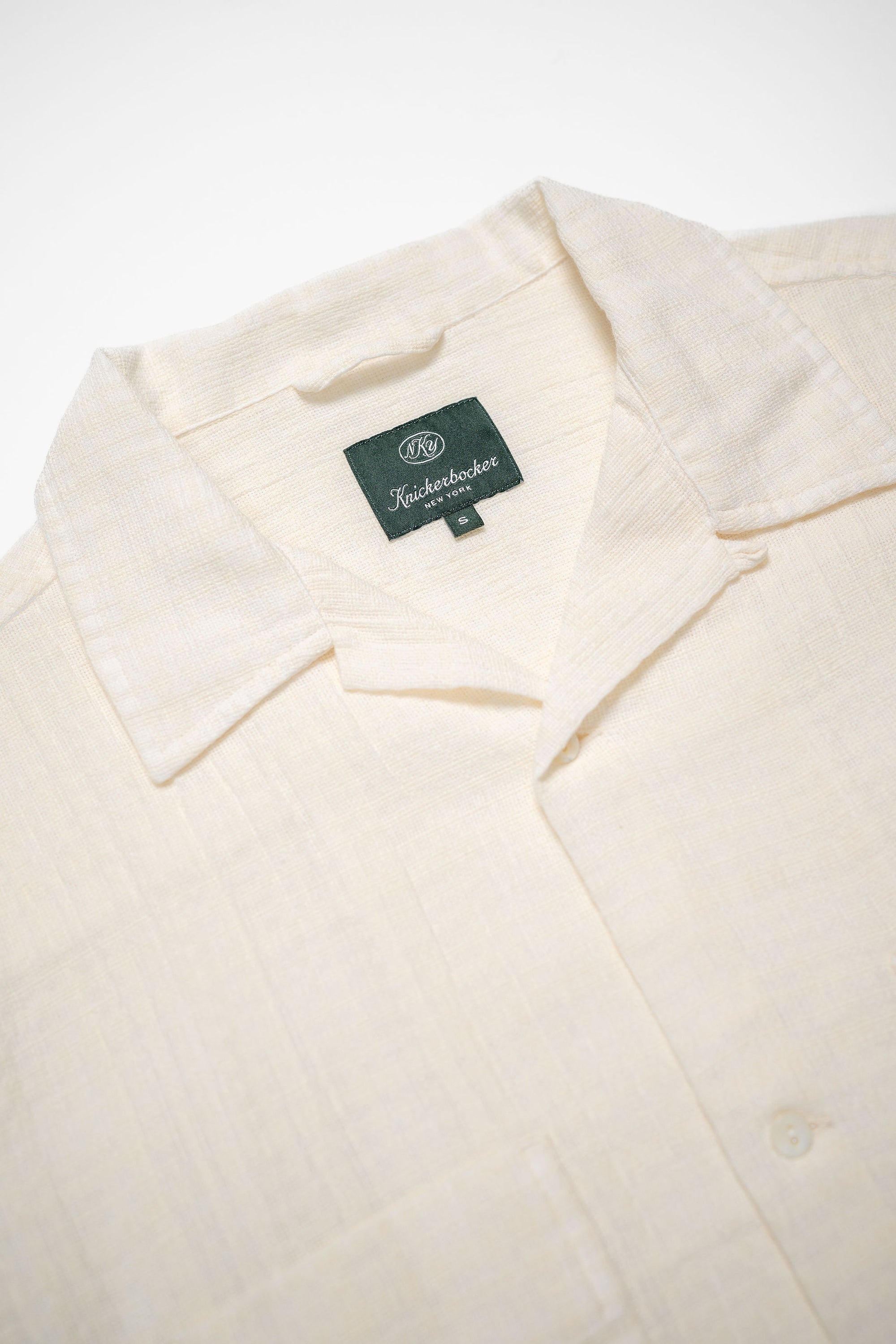 Knickerbocker Oliveira Breeze Weave Shirt - Bone