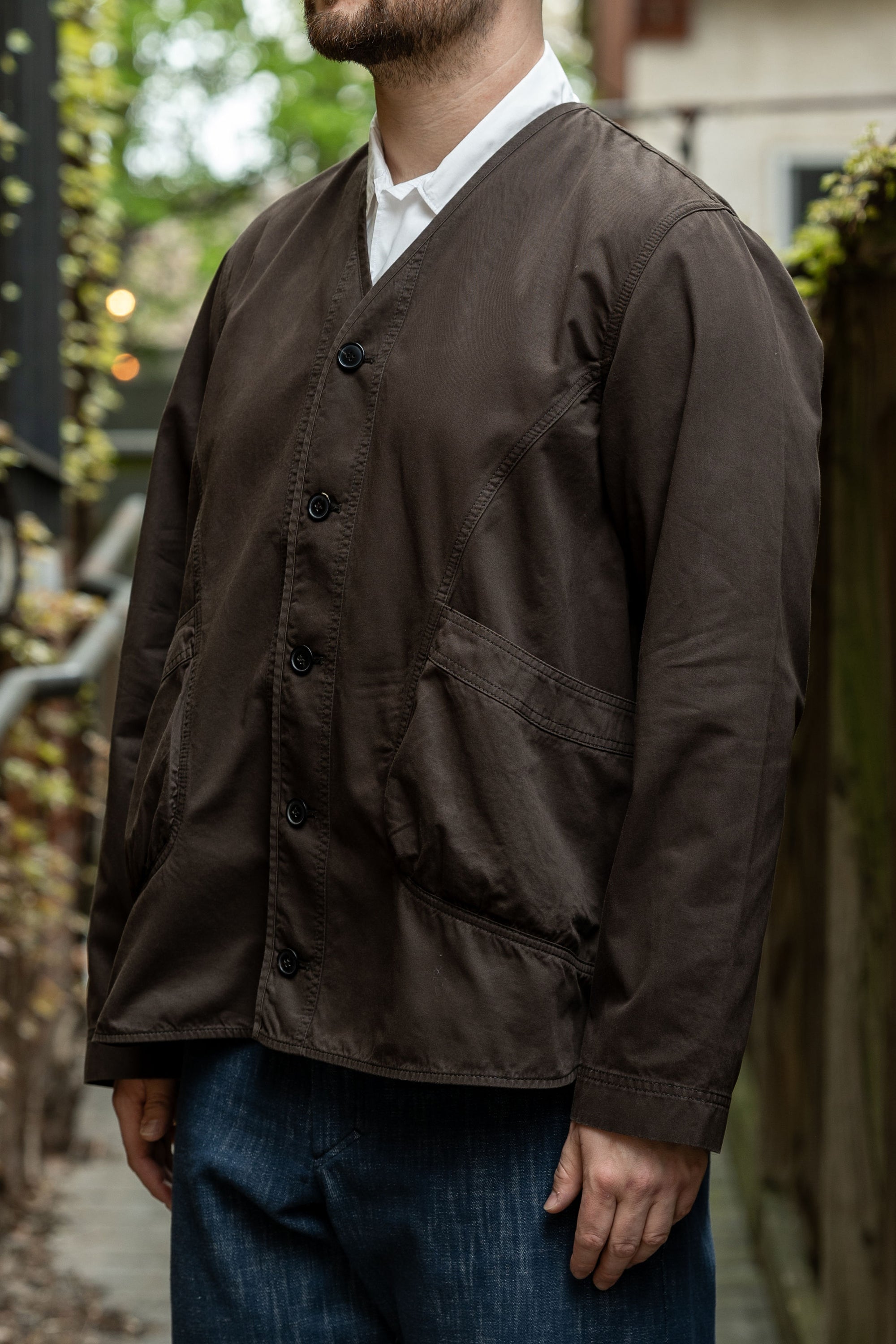 Hansen Garments Bernard Flight Jacket - Coffee Drill