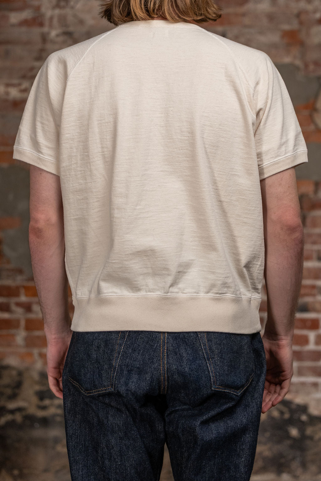 Omoto Denim 12.5oz Memphis Cotton T-Shirt - Natural