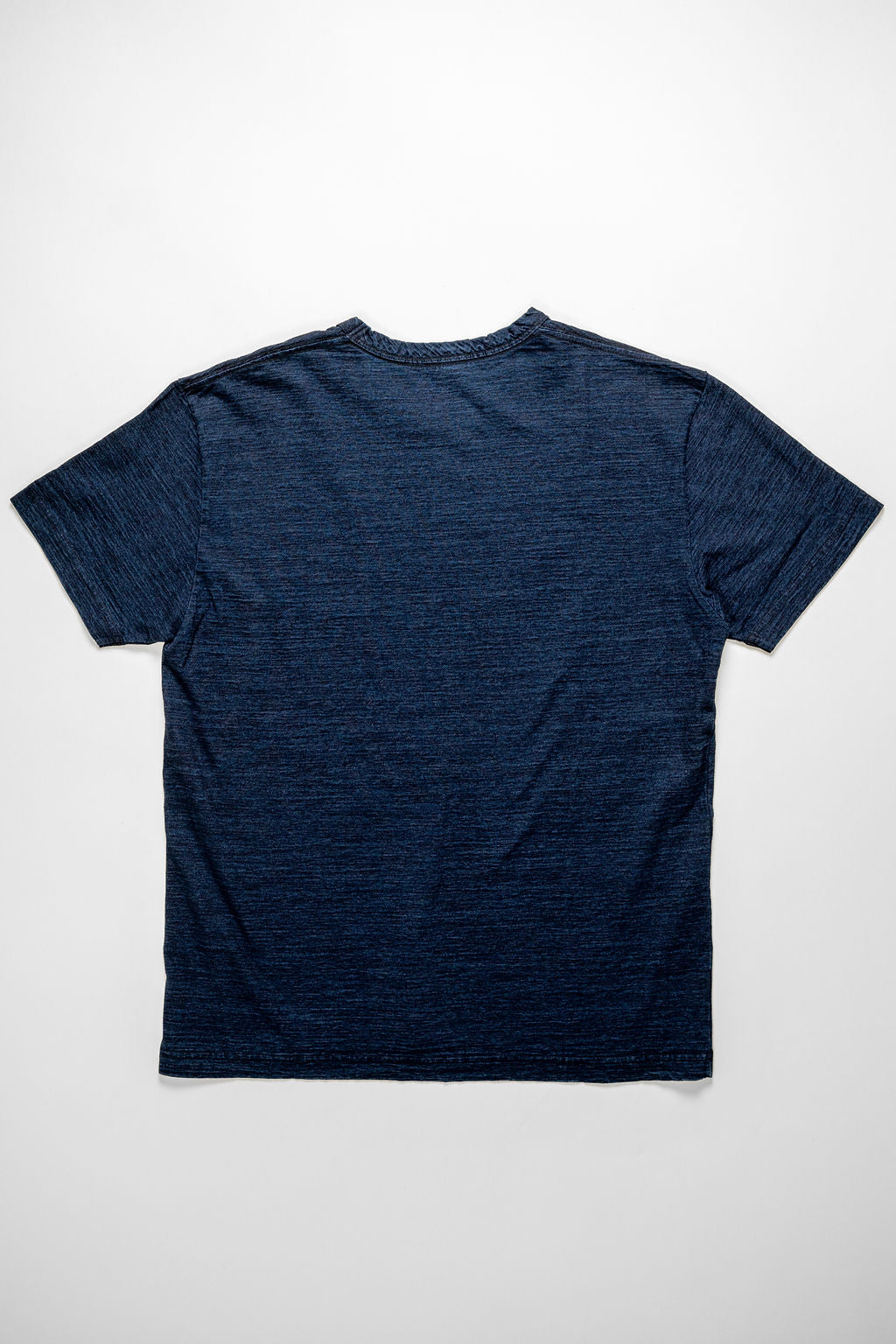 Pure Blue Japan SS-5011-D Indigo Jersey Crew Neck T-shirt - Dark Indigo