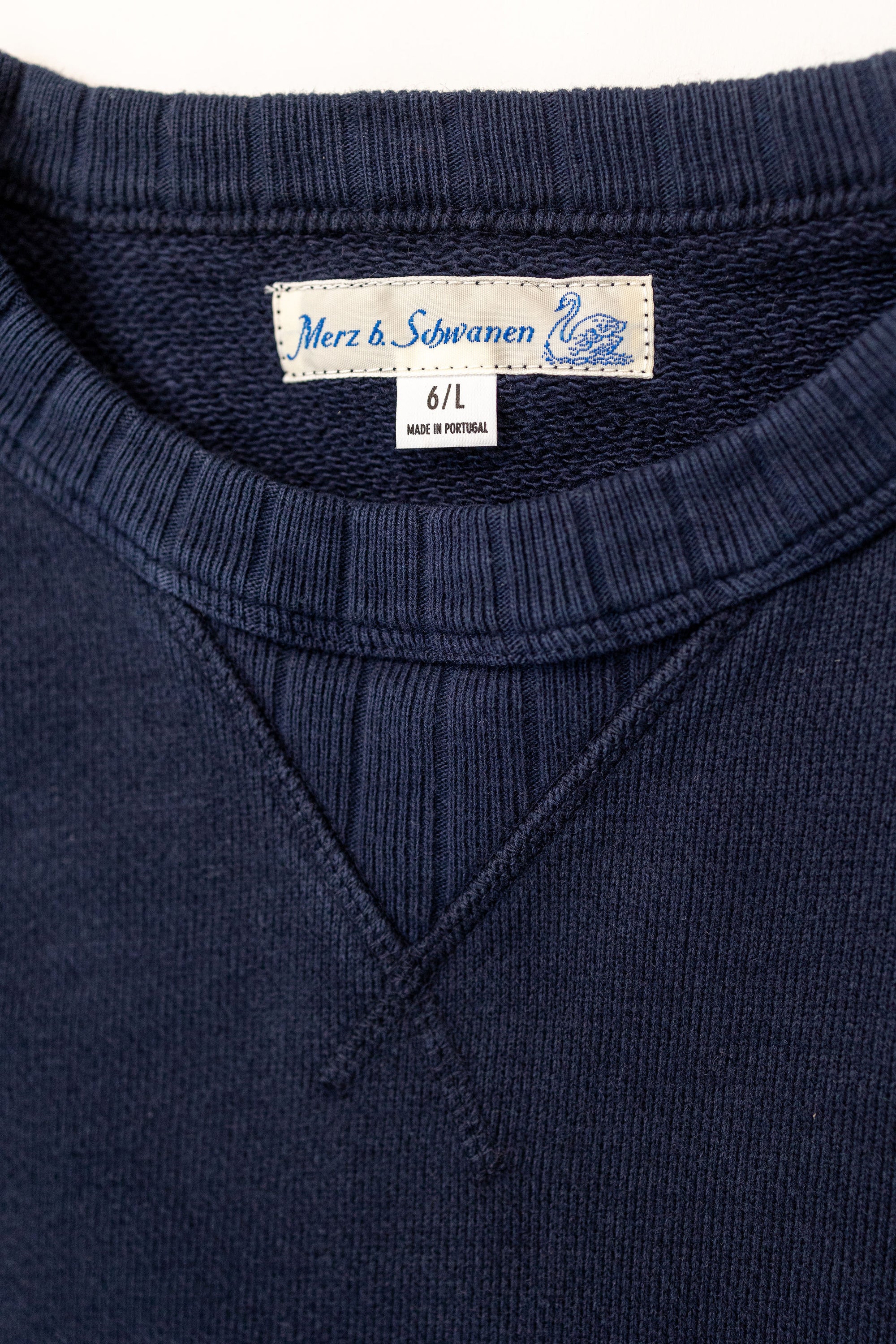 Merz b. Schwanen RFC01 Good Basics 19oz Relaxed Fit Sweatshirt - Dark Navy