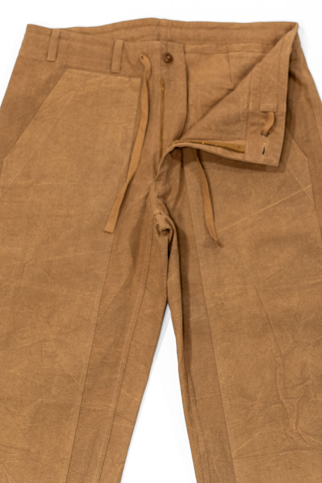 Indi + Ash Raka Pant - Coyote Organic Cotton Millwoven Stone Enzyme Canvas