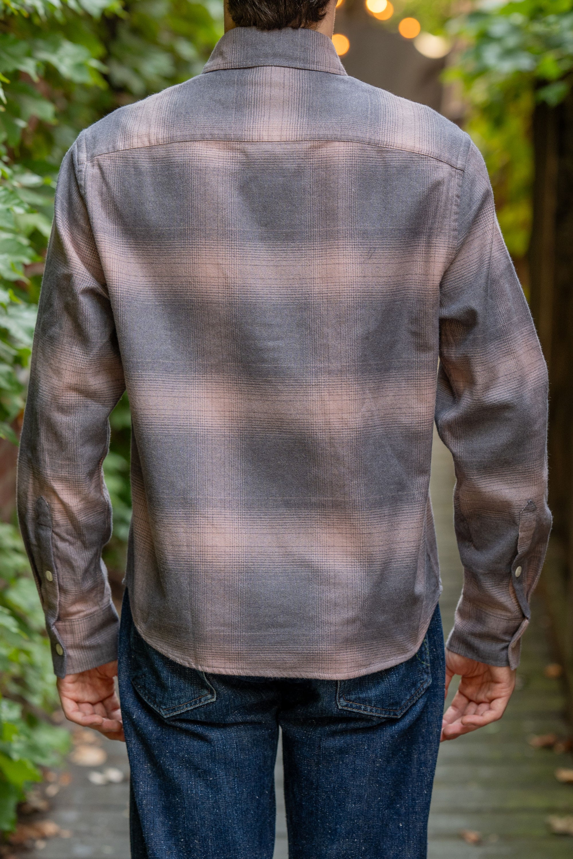 3sixteen Utility Flannel - Mauve Ombre