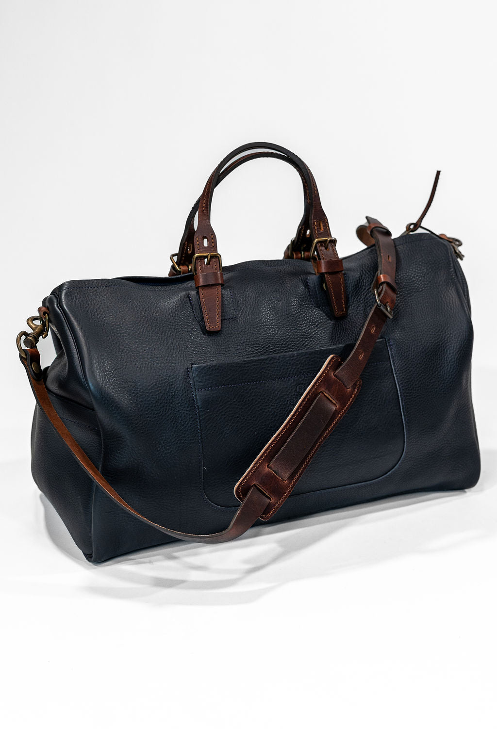 Bleu de Chauffe Hobo Travel Bag - Navy Blue