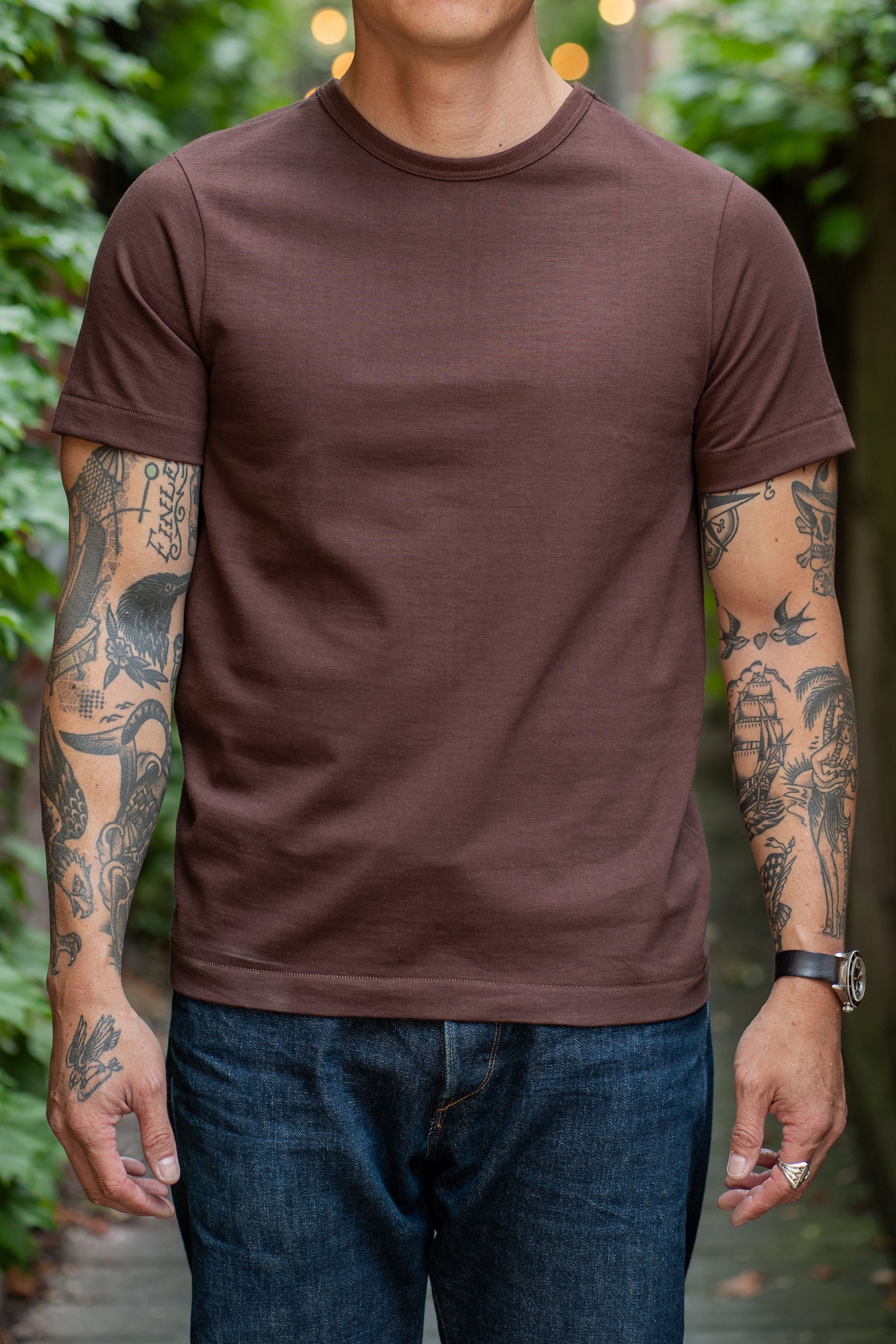 MERZ B. SCHWANEN｜SHORT-SLEEVED ROUND NECK T-SHIRTS (215 215 Loopwheeled Classic Fit Midweight T-Shirt – Merz b. Schwanen