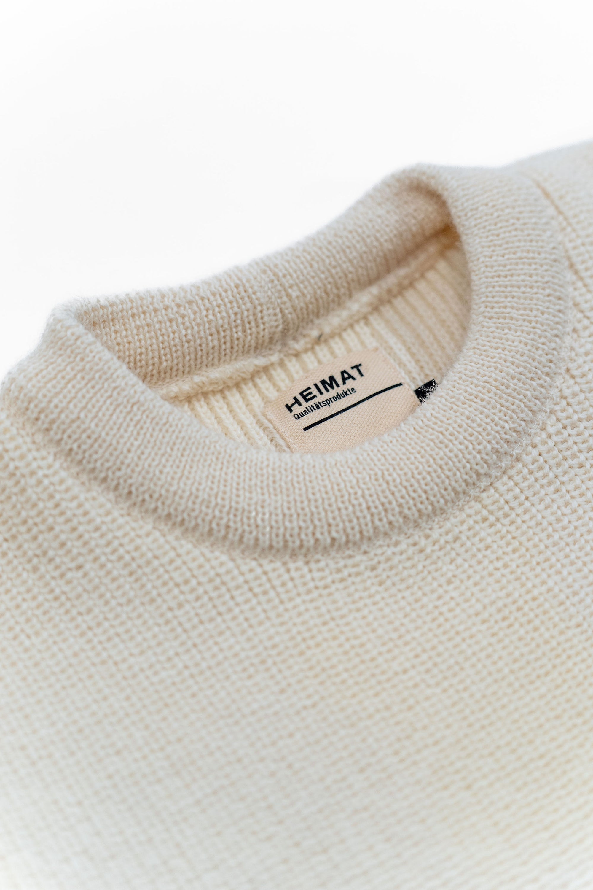 Heimat Textil Signal Sweater - Seashell/Ink Mariner