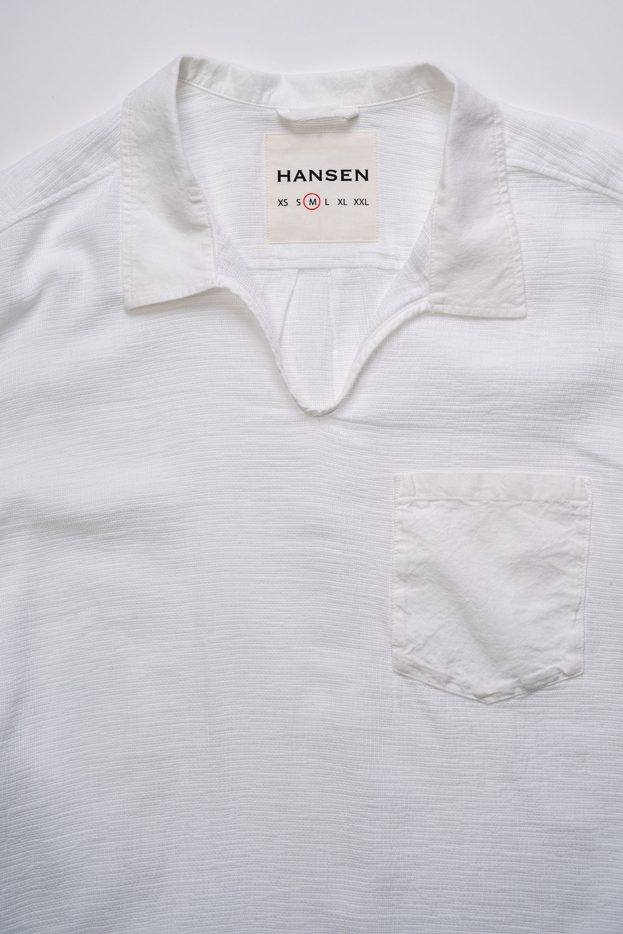 Hansen Garments Marius Casual Pull-on Shirt - White