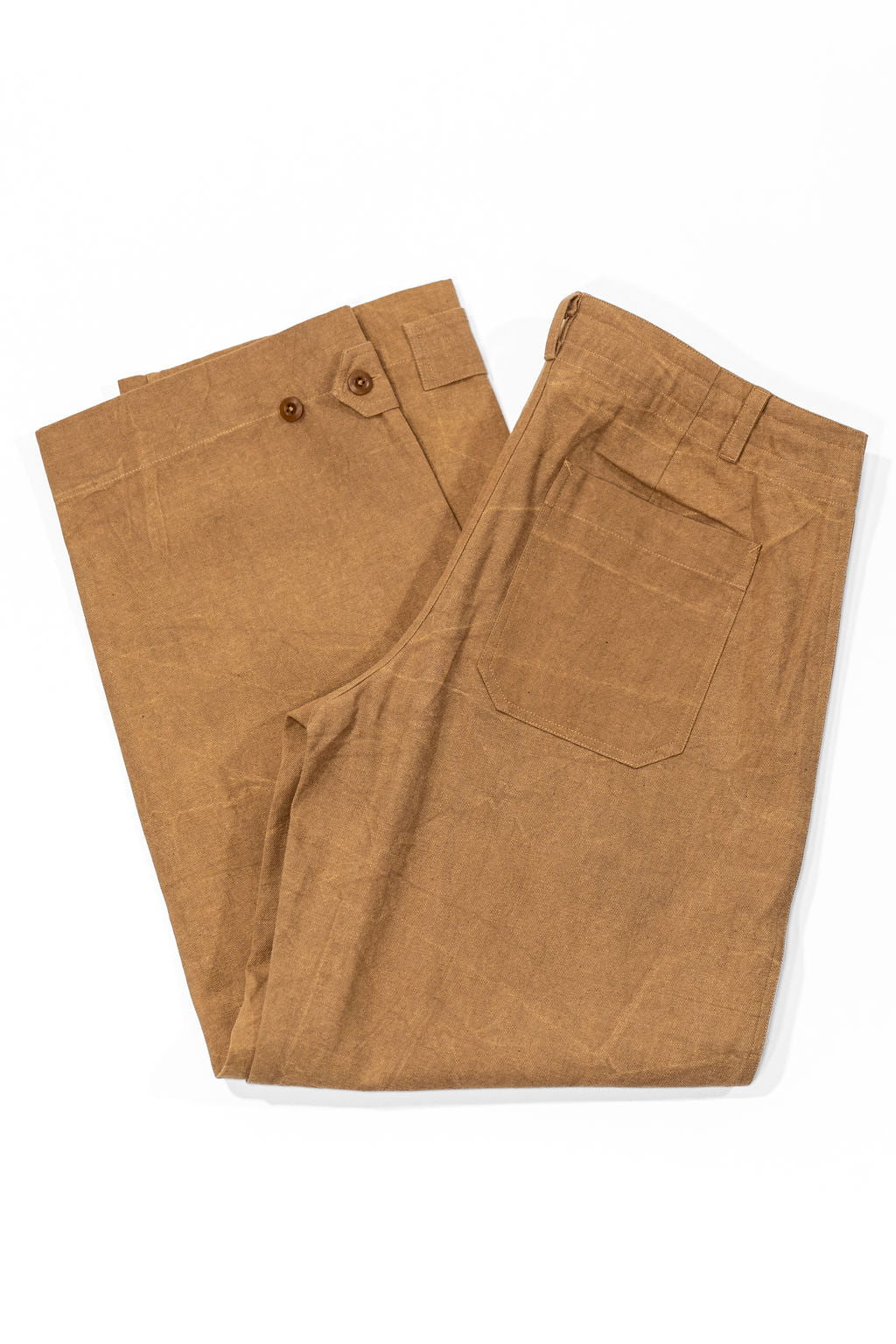 Indi + Ash Raka Pant - Coyote Organic Cotton Millwoven Stone Enzyme Canvas