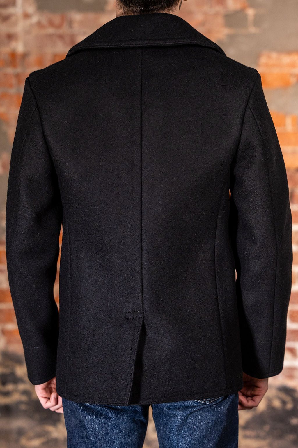 Buzz Rickson's BR12394 William Gibson Collection Type Black Pea Coat