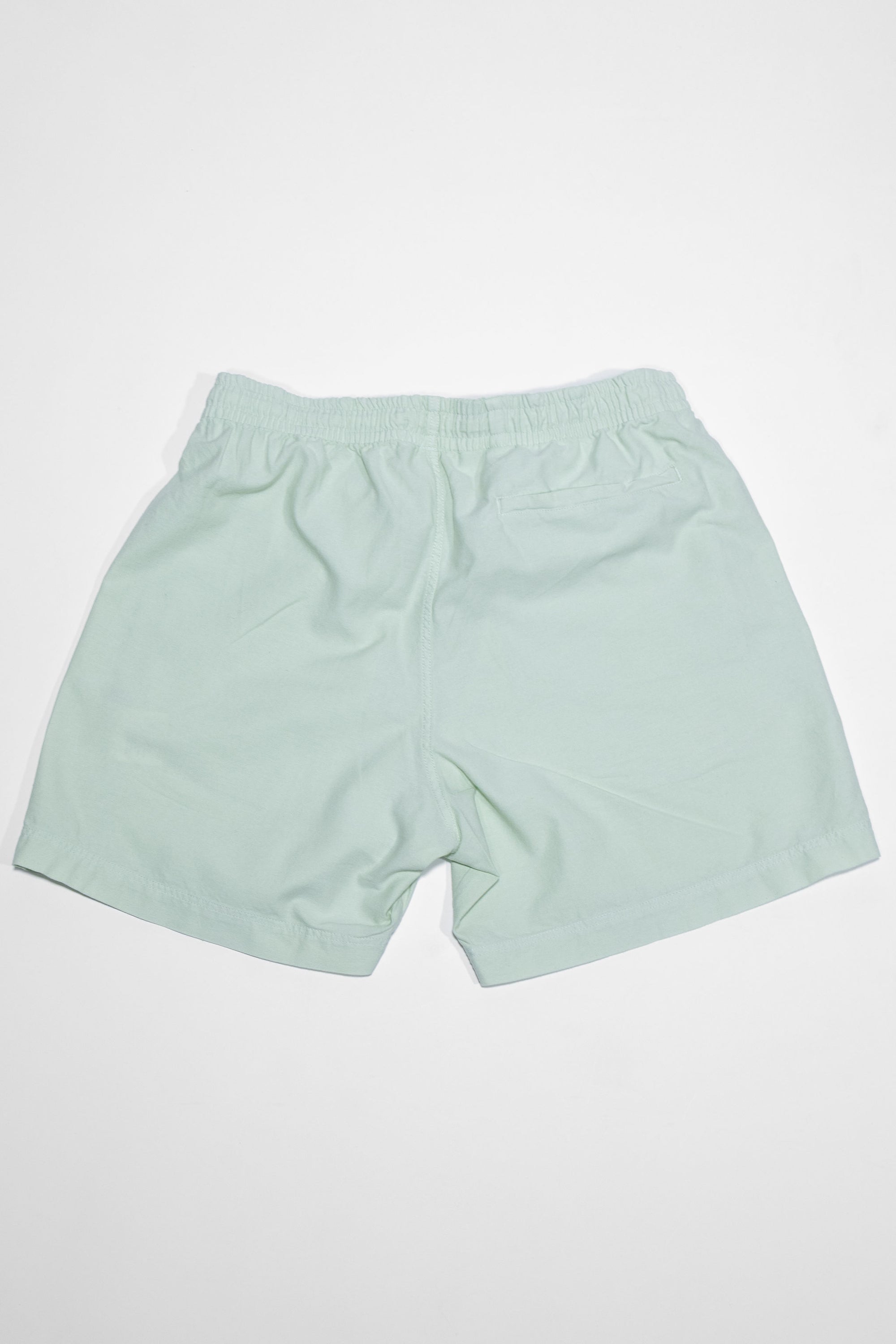 Hansen Garments Janik Casual Drawstring Shorts - La Digue laid flat from the back