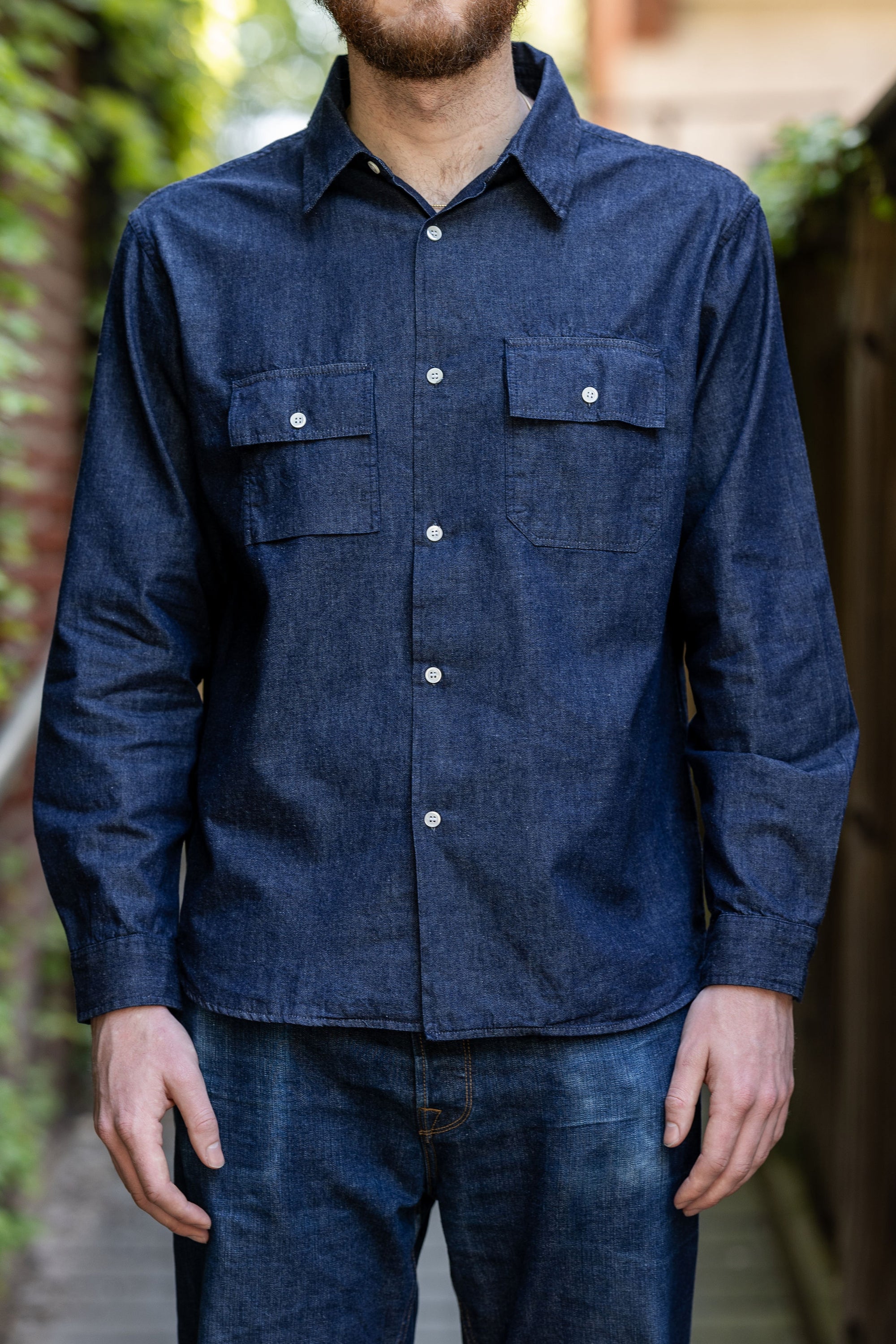 Knickerbocker Pacific Denim Shirt - Dark Wash Indigo