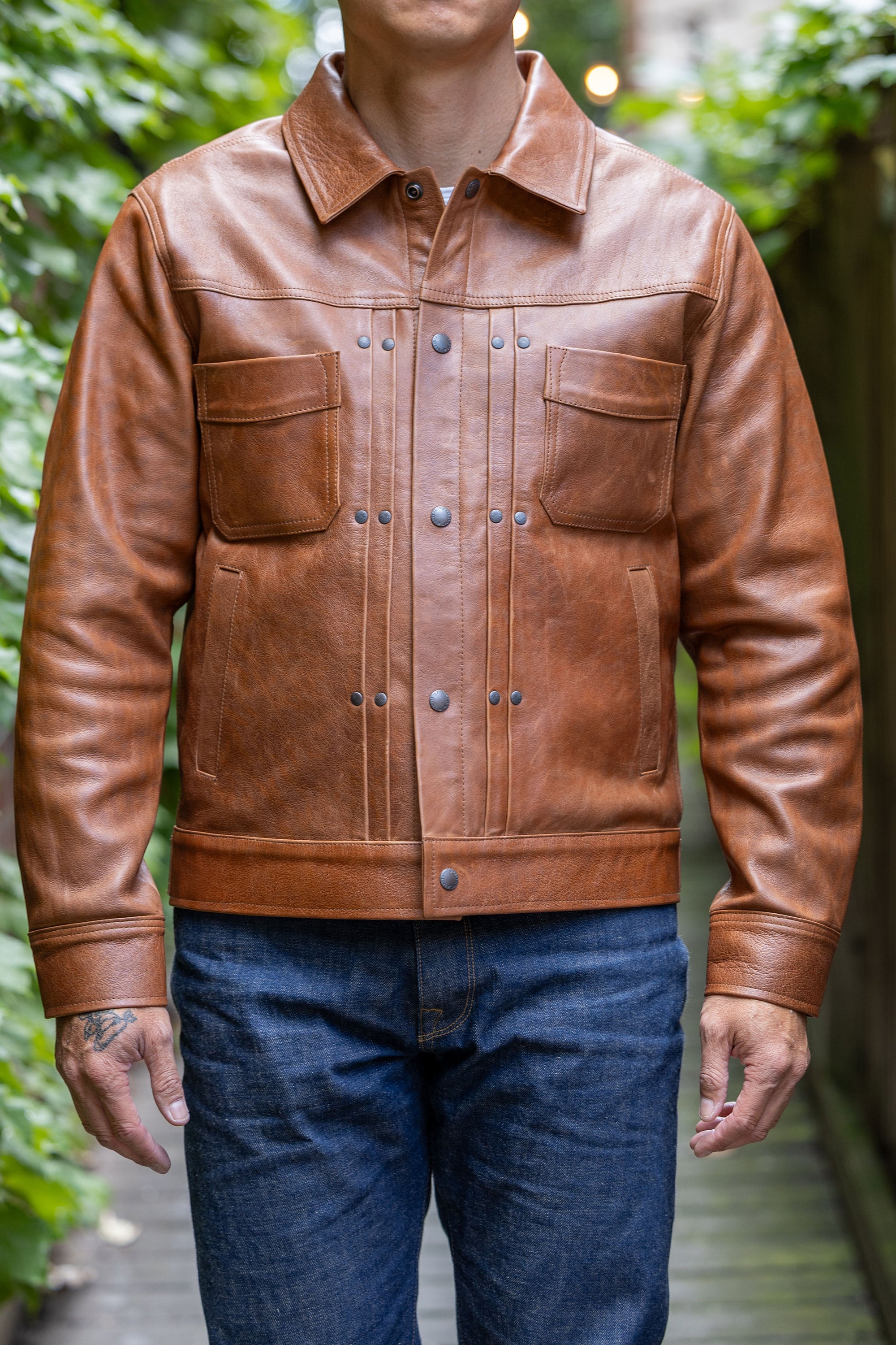 Freenote Cloth RJ-1 - Tobacco Maryam Horsehide