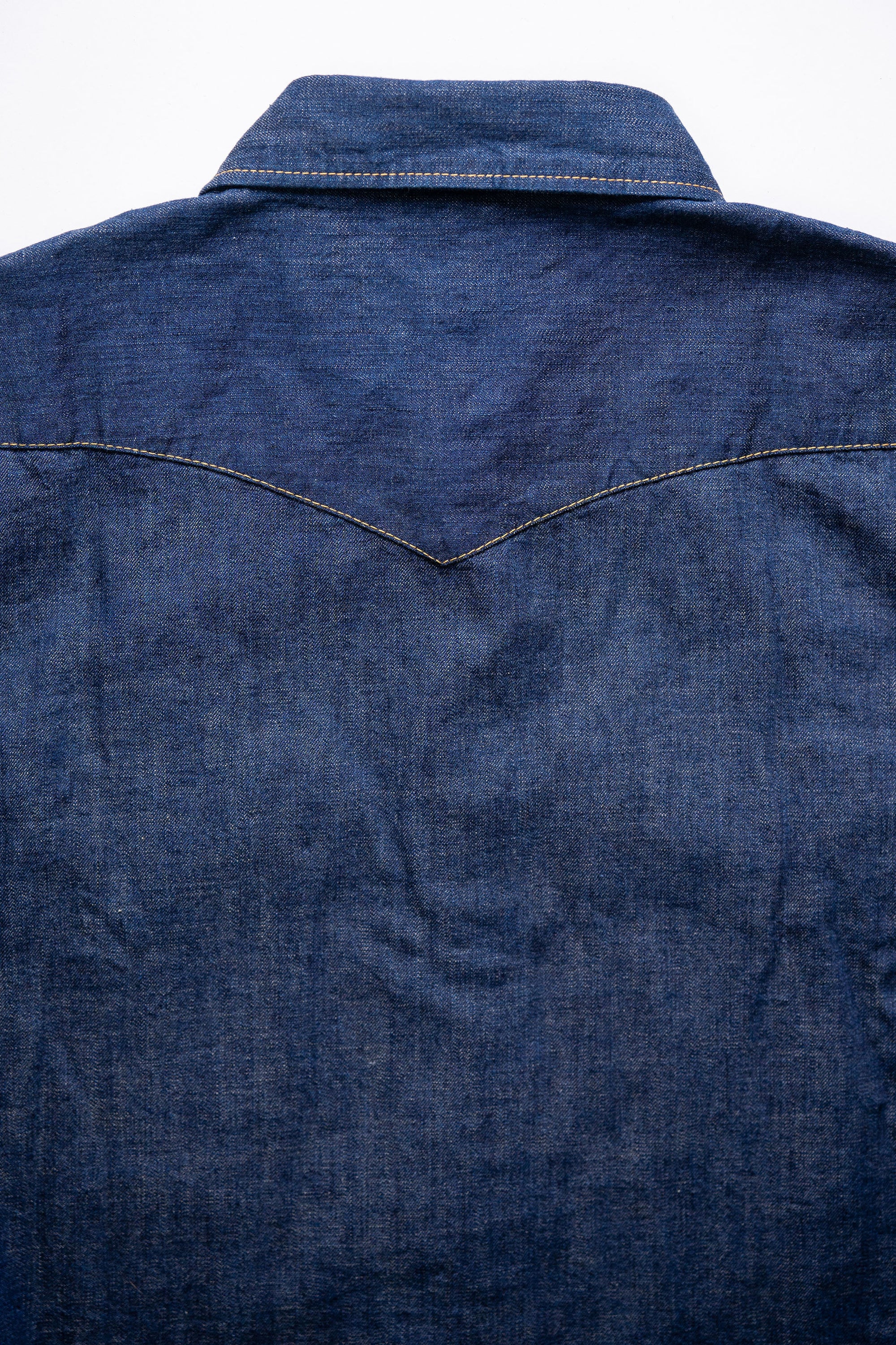 Fullcount 4898 Denim Western Shirt - Indigo Blue