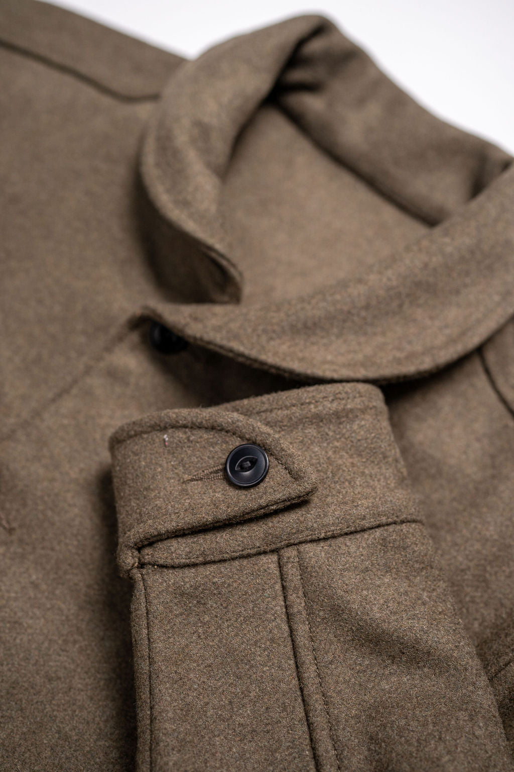 Blue Blanket J21 IT77 Wool Shawl Collar Jacket - Italian Army Panno Wool