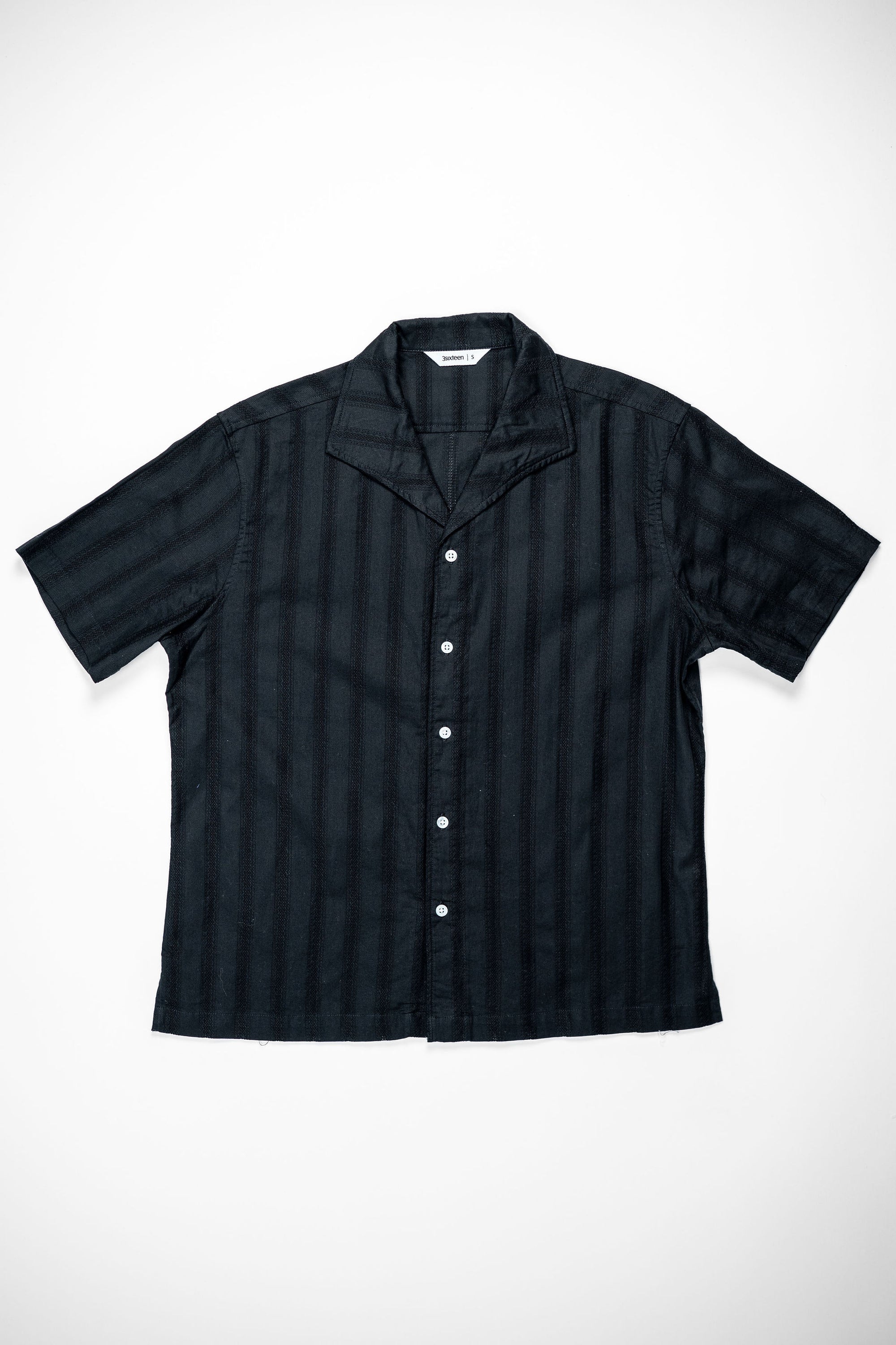 3sixteen Leisure Shirt - Black Lace Weave