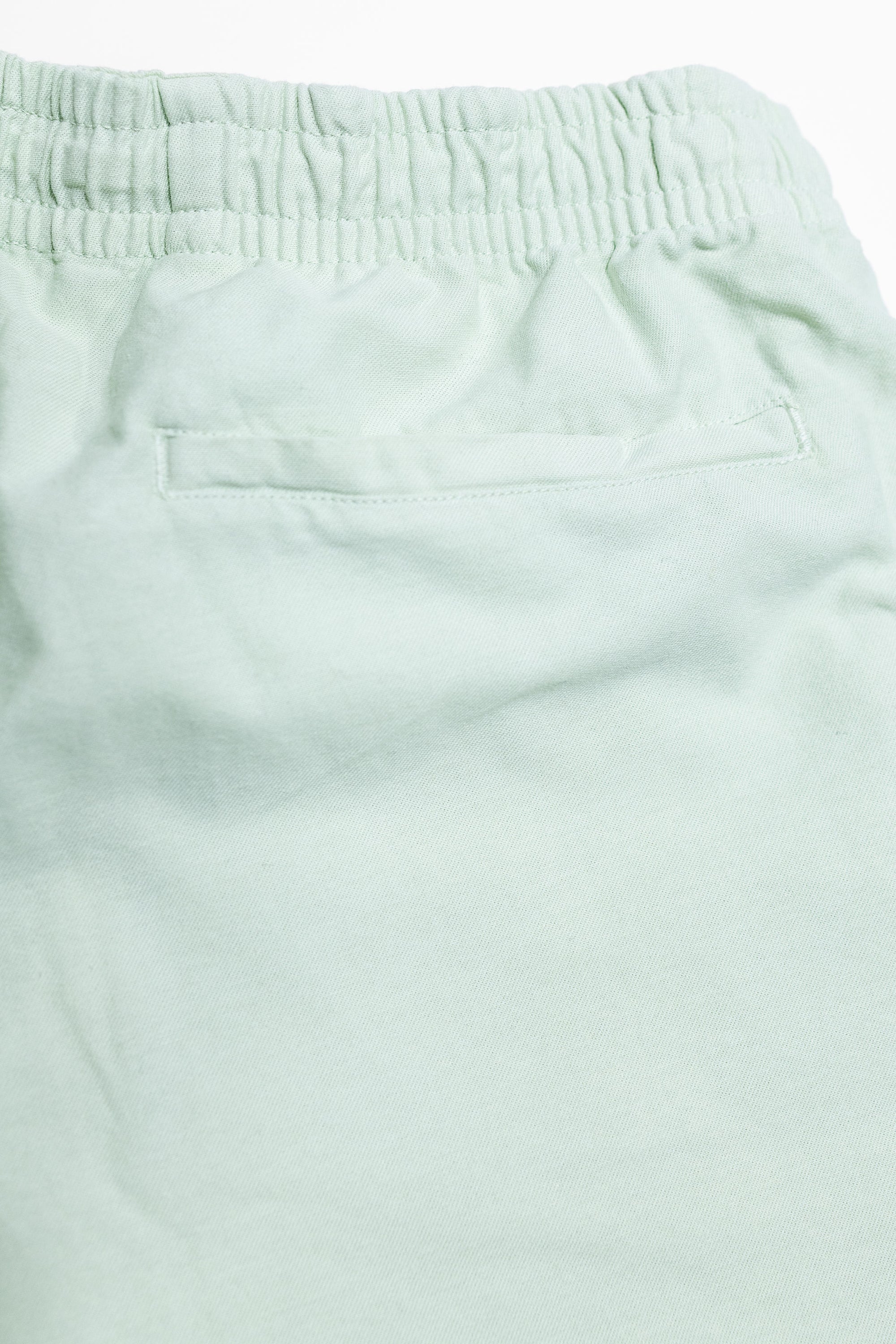 Hansen Garments Janik Casual Drawstring Shorts - La Digue. Details on back pocket & waist band