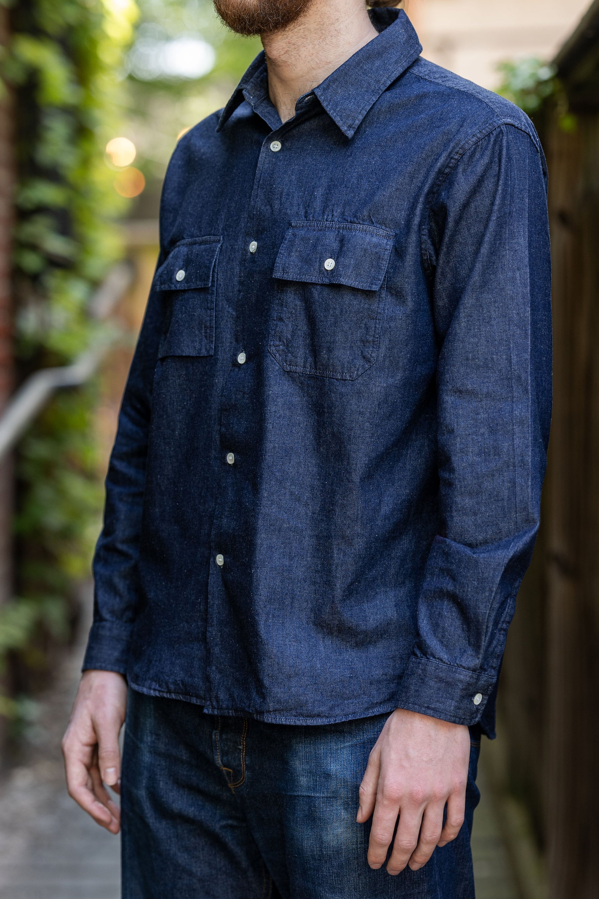 Knickerbocker Pacific Denim Shirt - Dark Wash Indigo