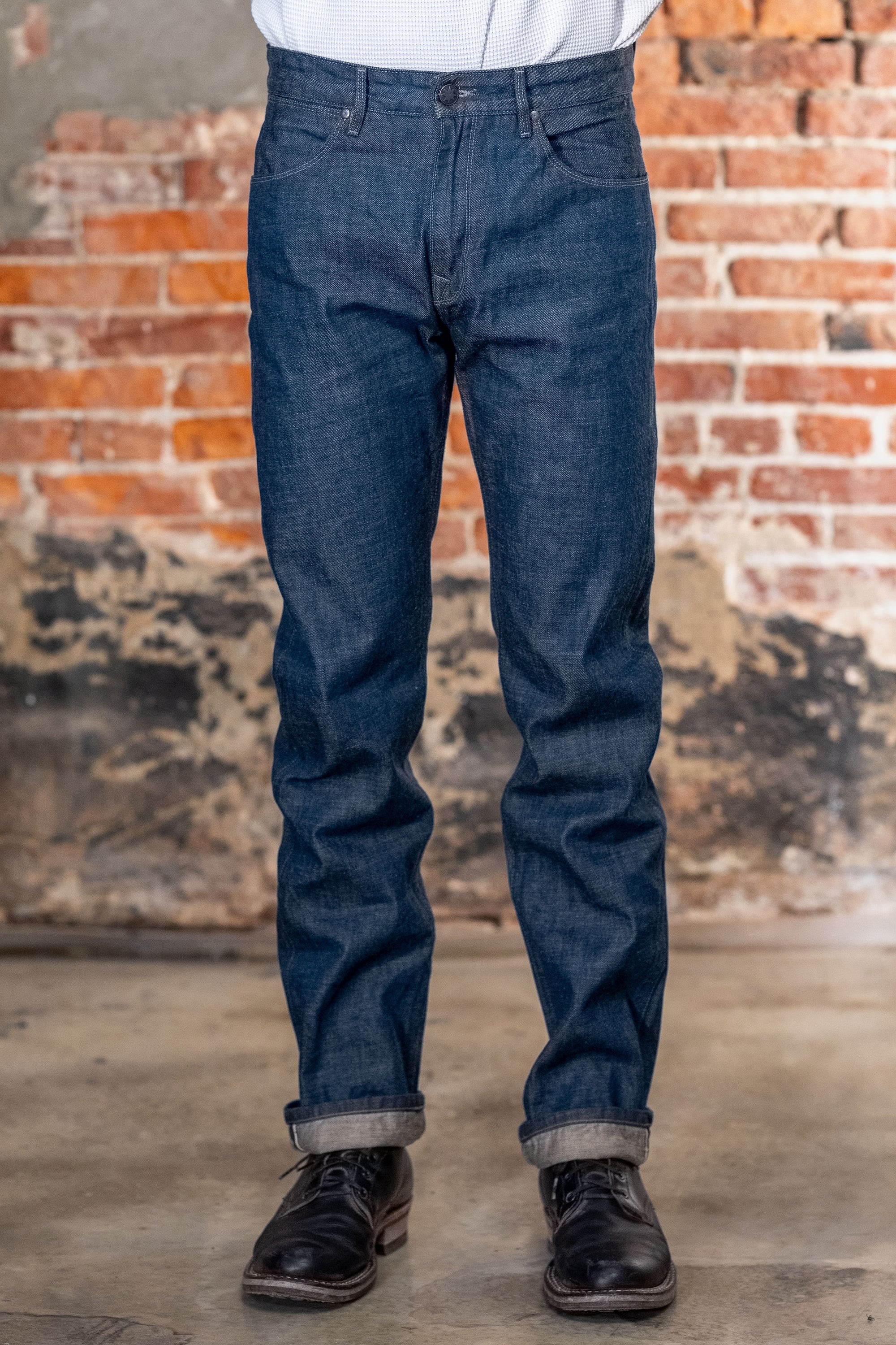 Freenote Cloth Wilkes - 13oz Natural Rinsed Indigo