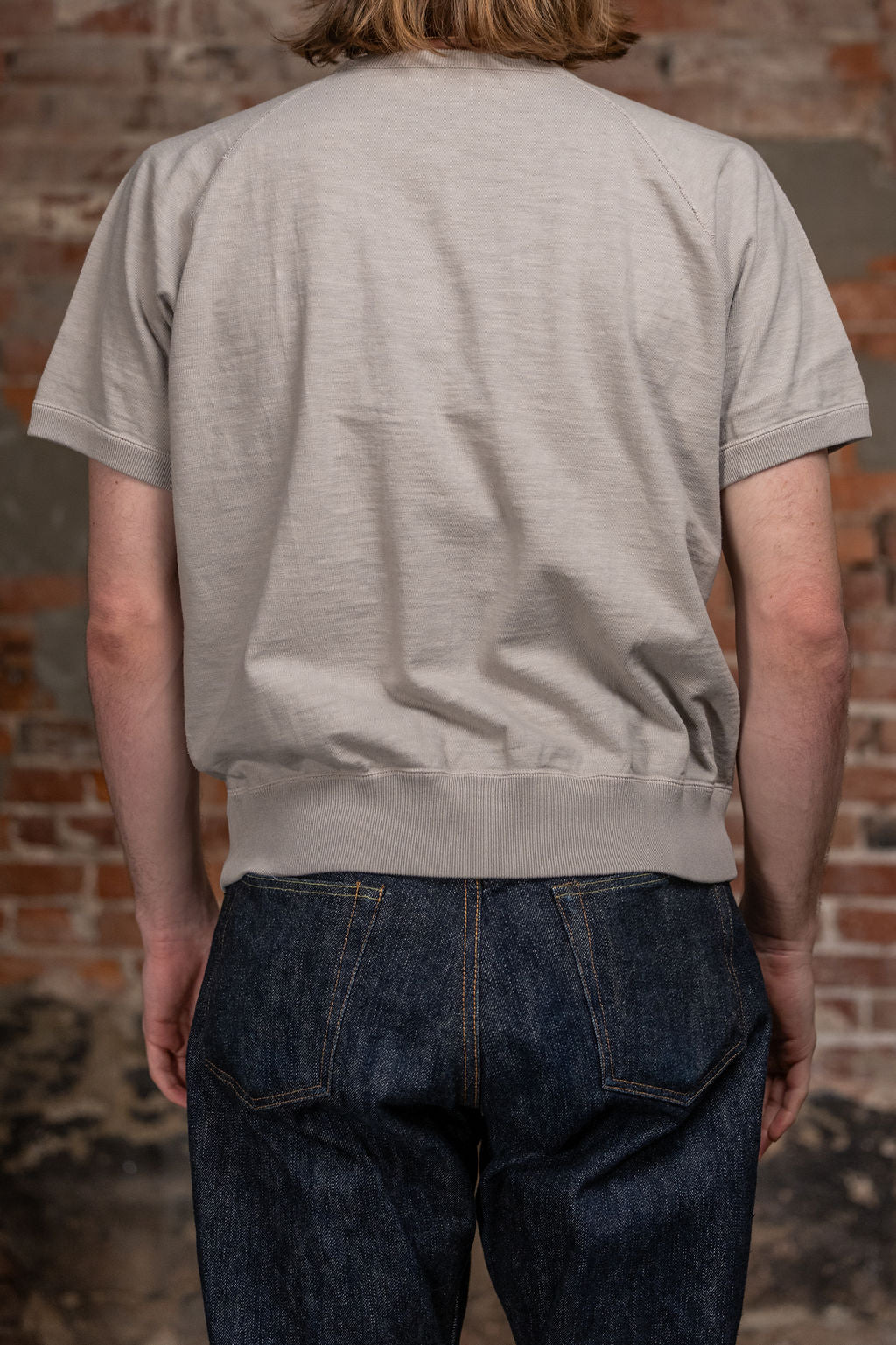 Omoto Denim 12.5oz Memphis Cotton T-Shirt - Gray