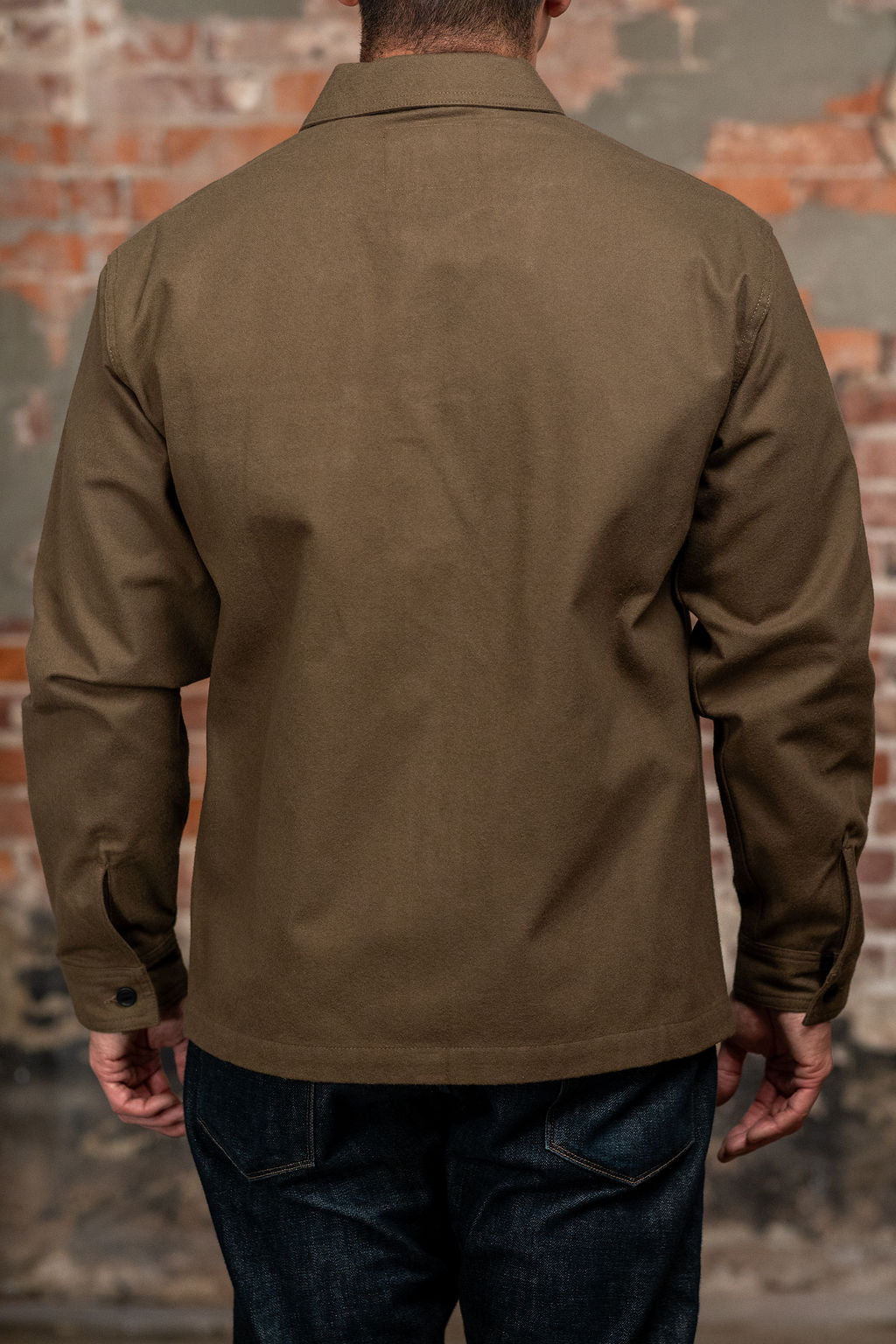 Knickerbocker Market Compact Cotton Overshirt - Moss