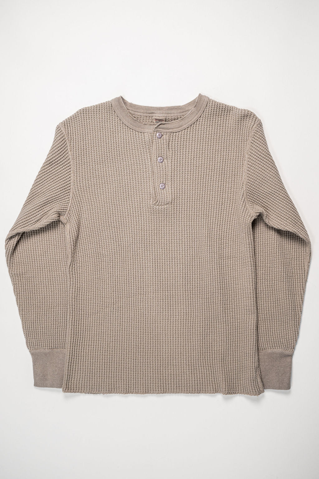 UES Big Waffle Henley - Beige