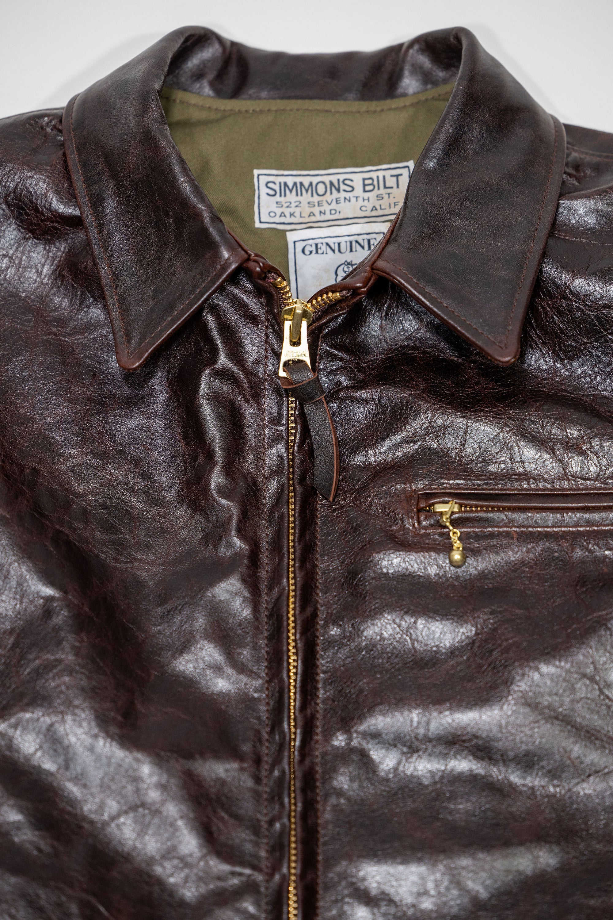 Simmons Bilt x Franklin & Poe Citywide - CF Stead Equus Brown Horsehide