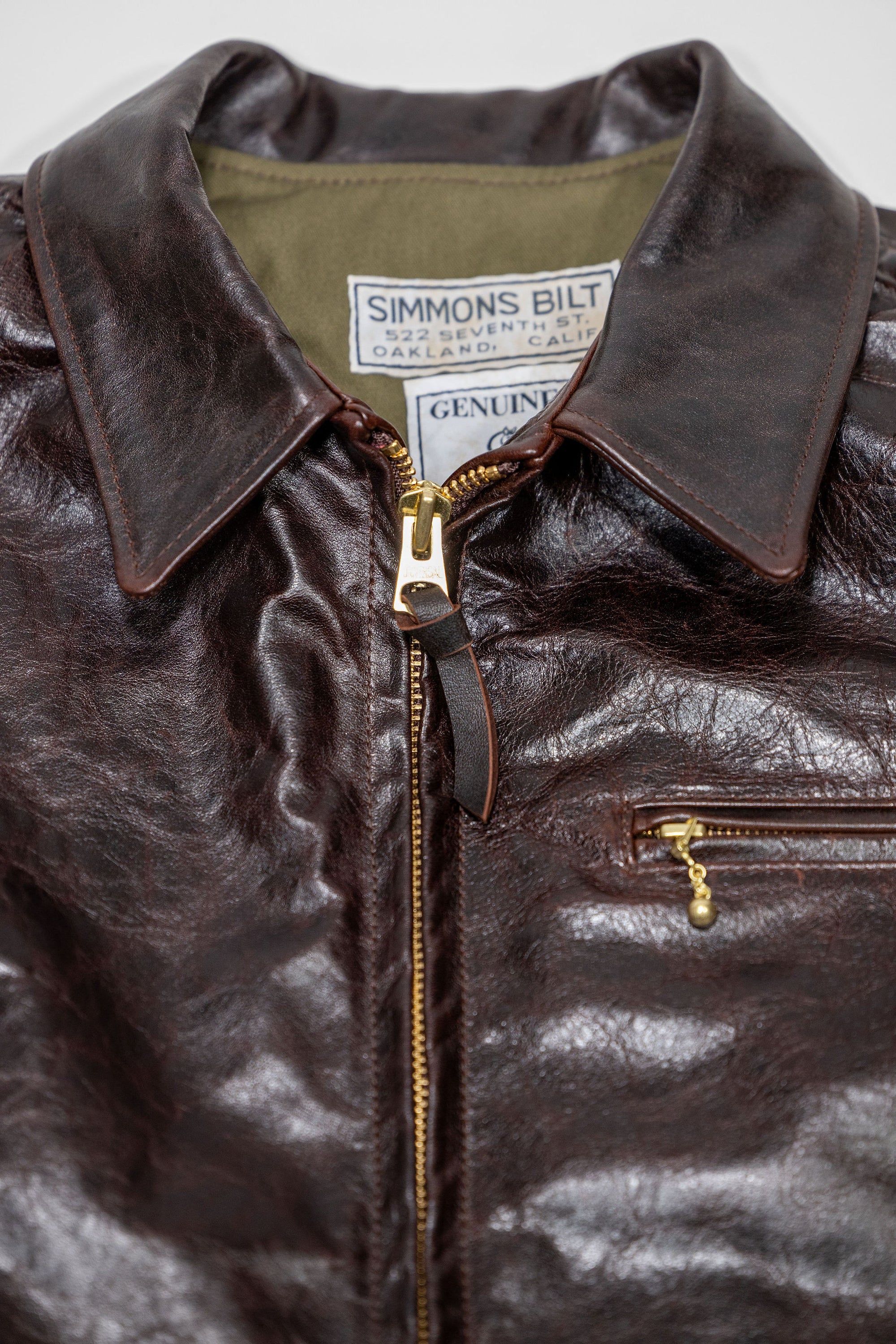 Simmons Bilt x Franklin & Poe Citywide - CF Stead Equus Brown Horsehide