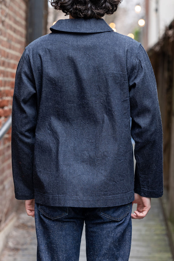 Buzz Rickson's BR12744 Dungaree Jumper - Navy - Franklin & Poe