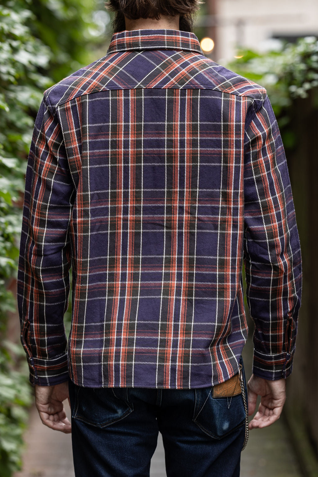 UES 502352 Heavy Flannel Shirt - Purple