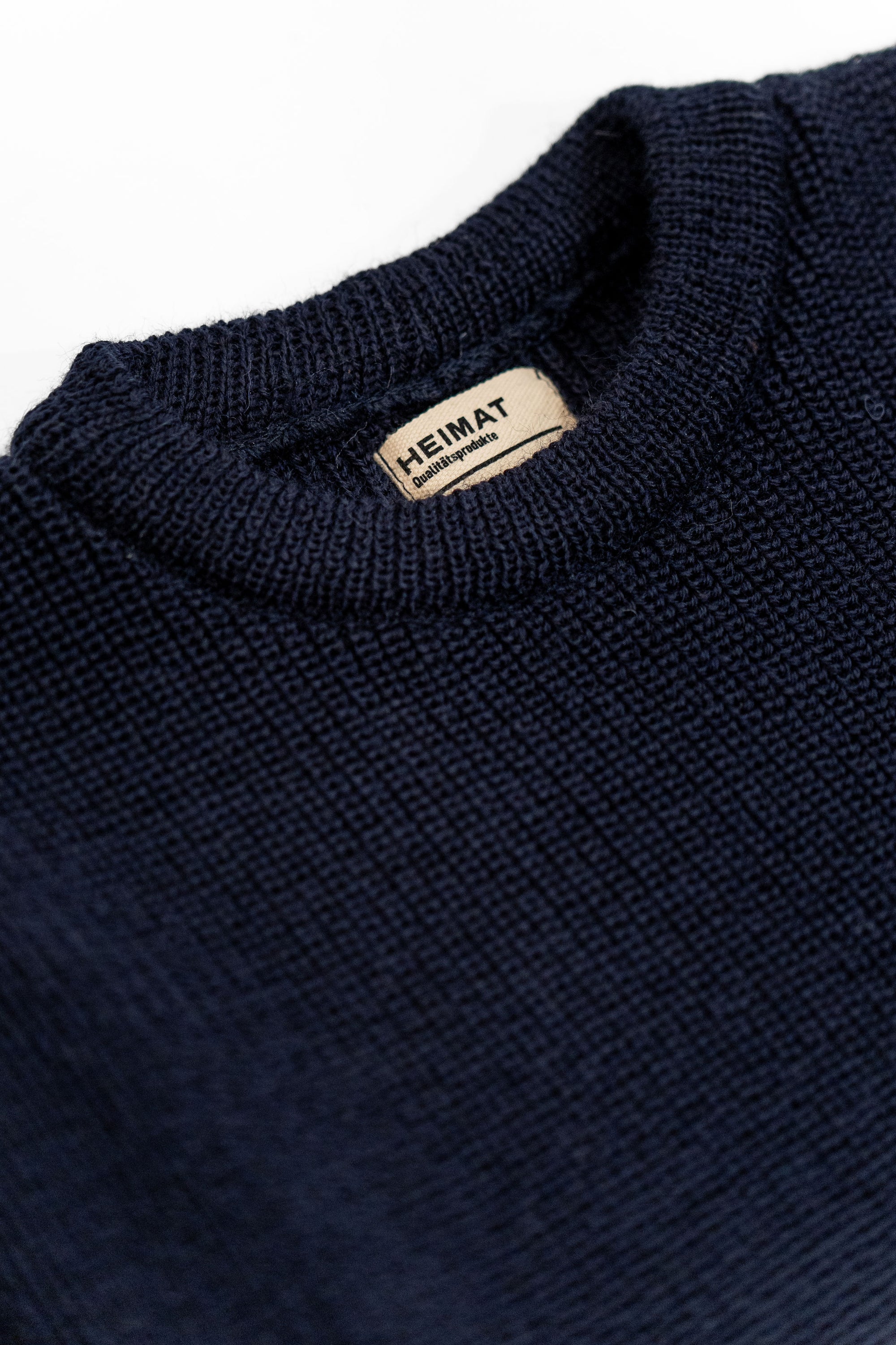 Heimat Textil Signal Sweater - Ink/Seashell Mariner