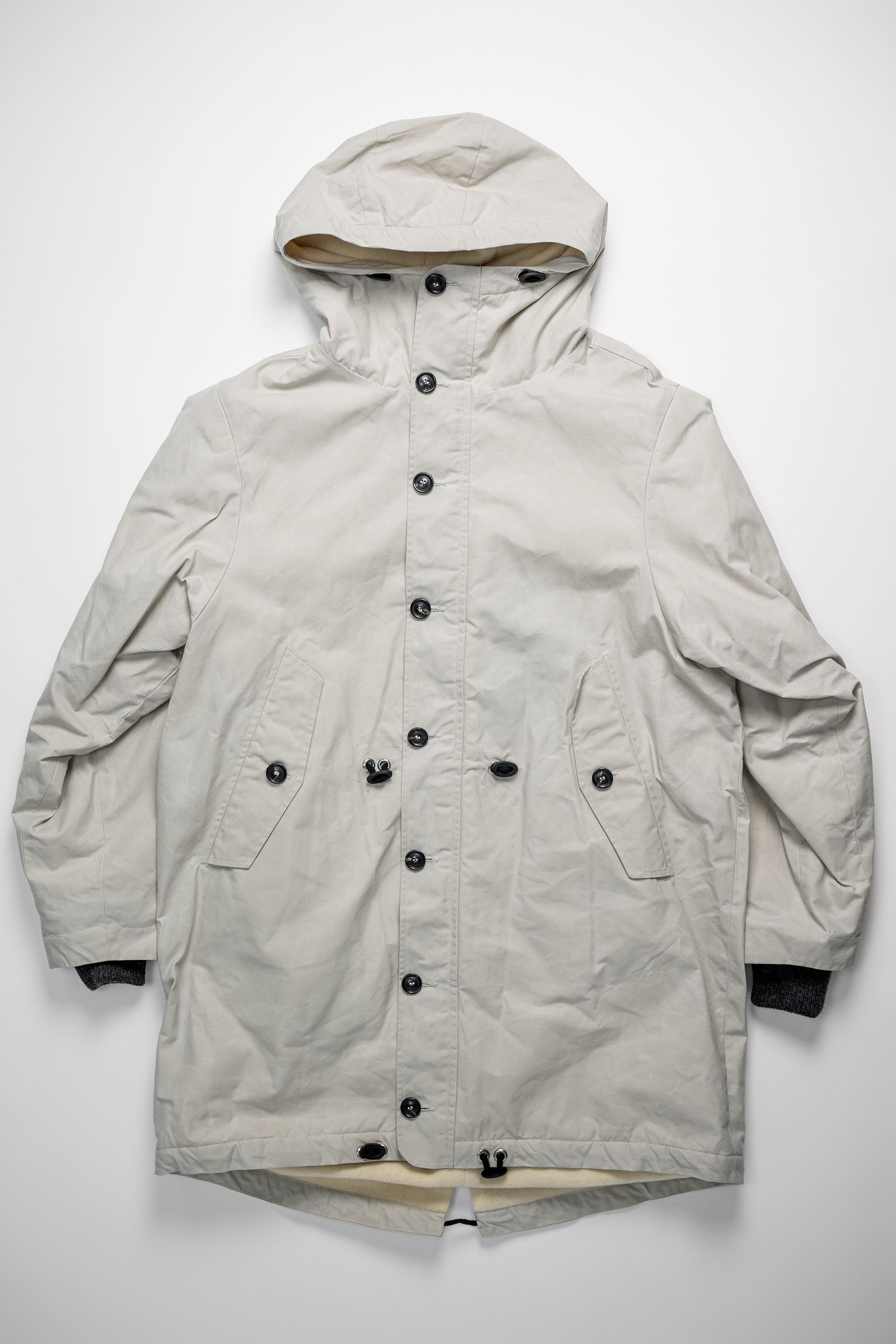 Hansen Garments Rasmus Waxed Parka - Snow