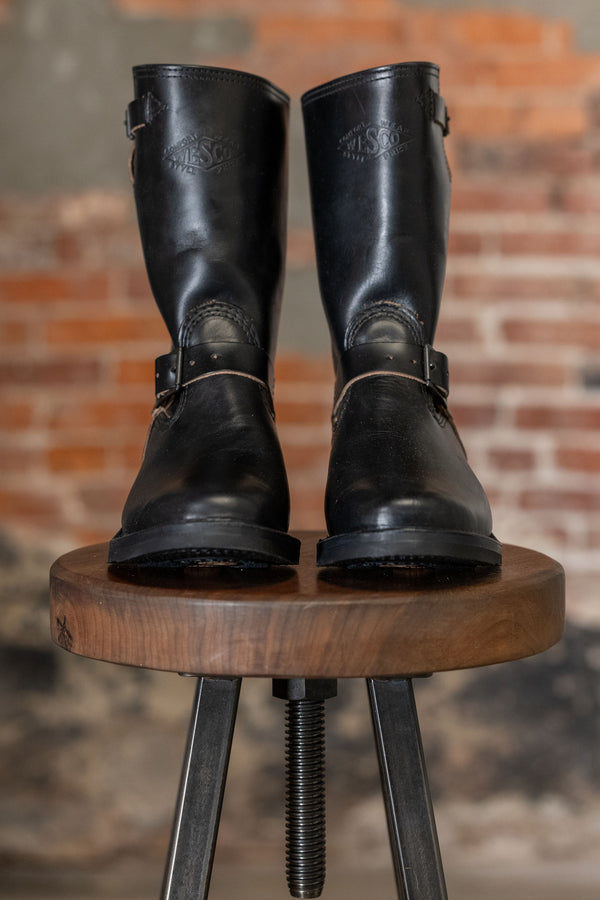 靴 BURGUNDY CXL LEATHER HORWEEN / BOOTS ENGINEER PRE-ORDER】WABASH boots engineer UNKNOWN 靴