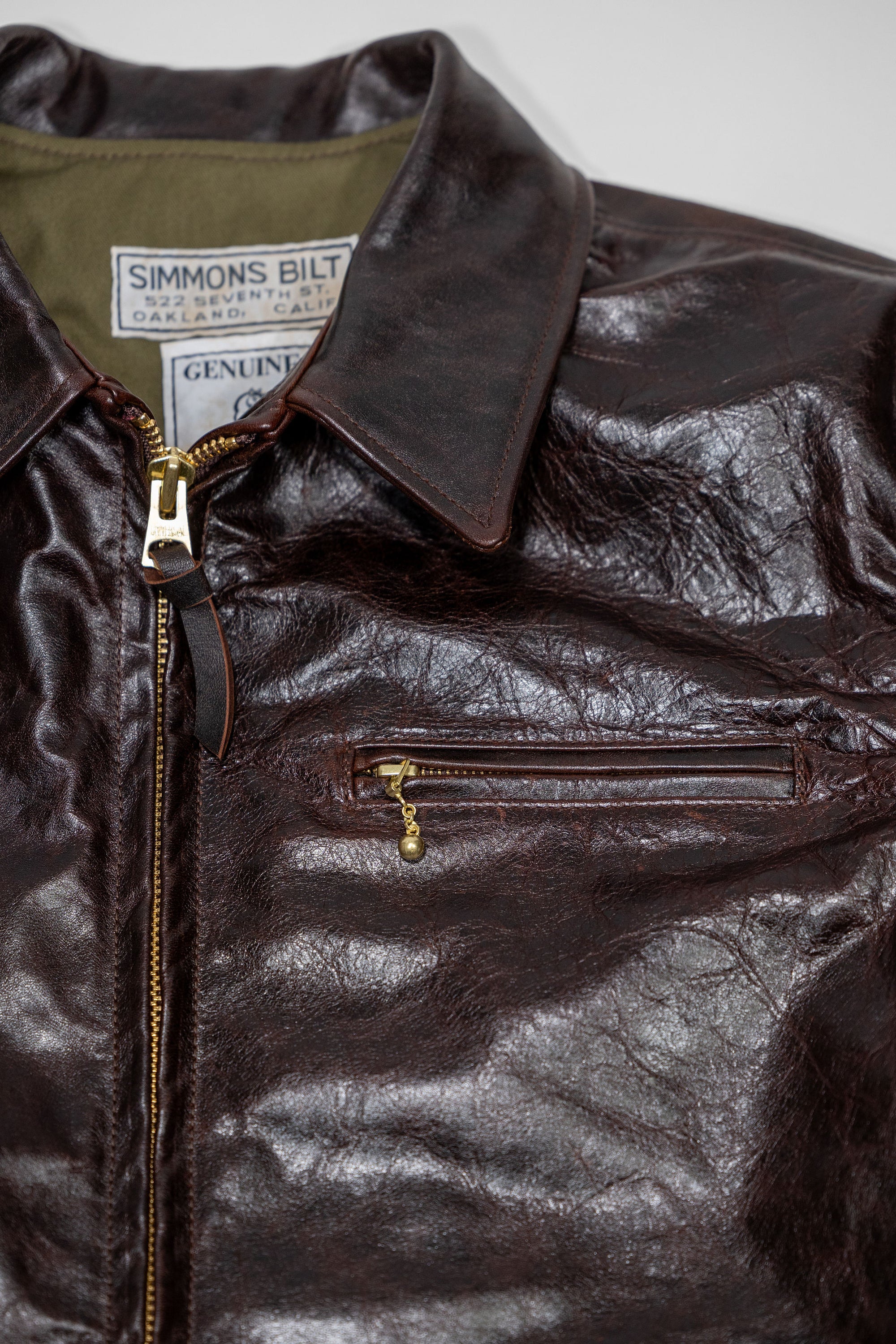 Simmons Bilt x Franklin & Poe Citywide - CF Stead Equus Brown Horsehide