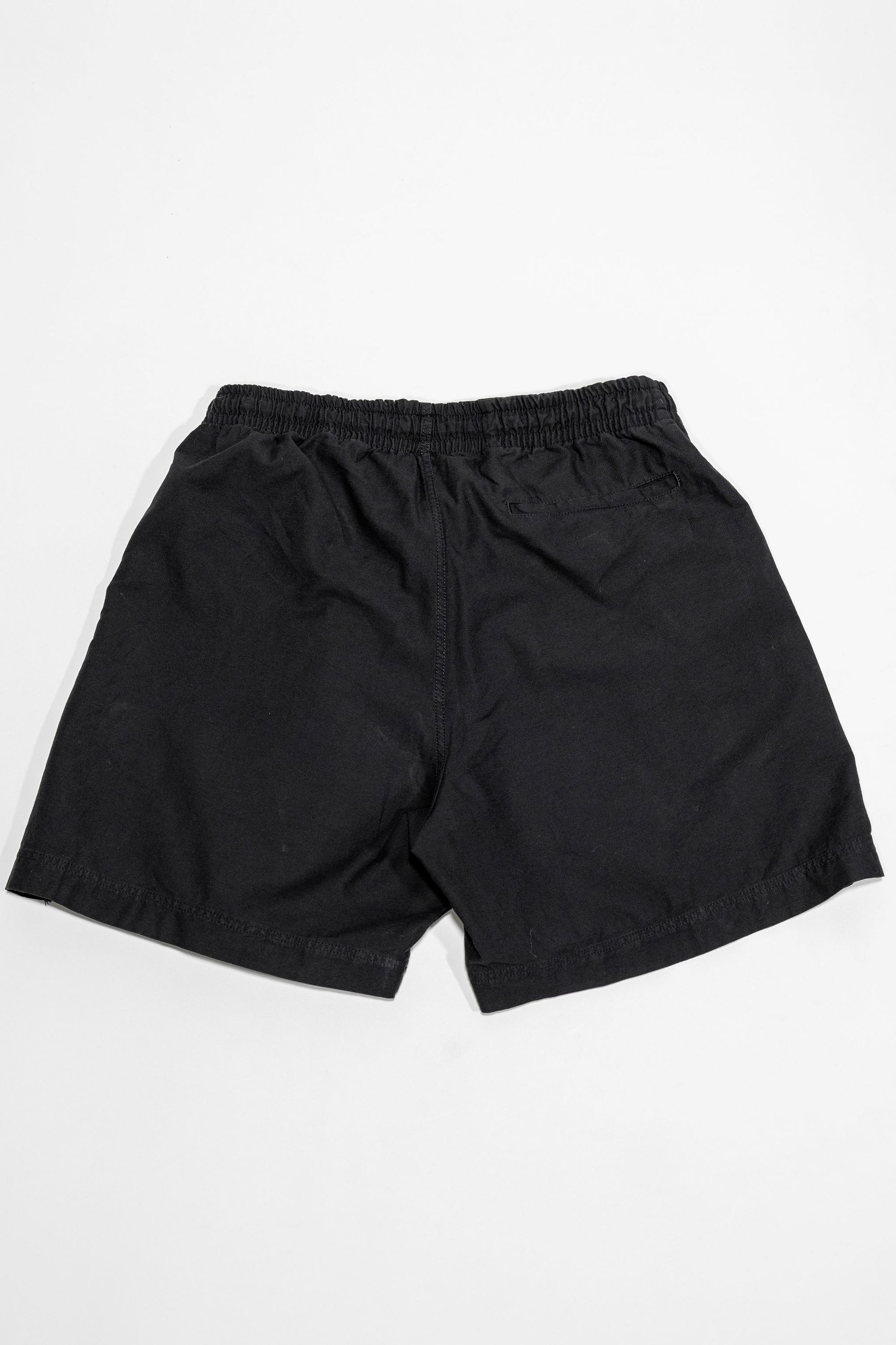 Hansen Garments Janik Casual Drawstring Shorts - Lava. Laid flat from the back