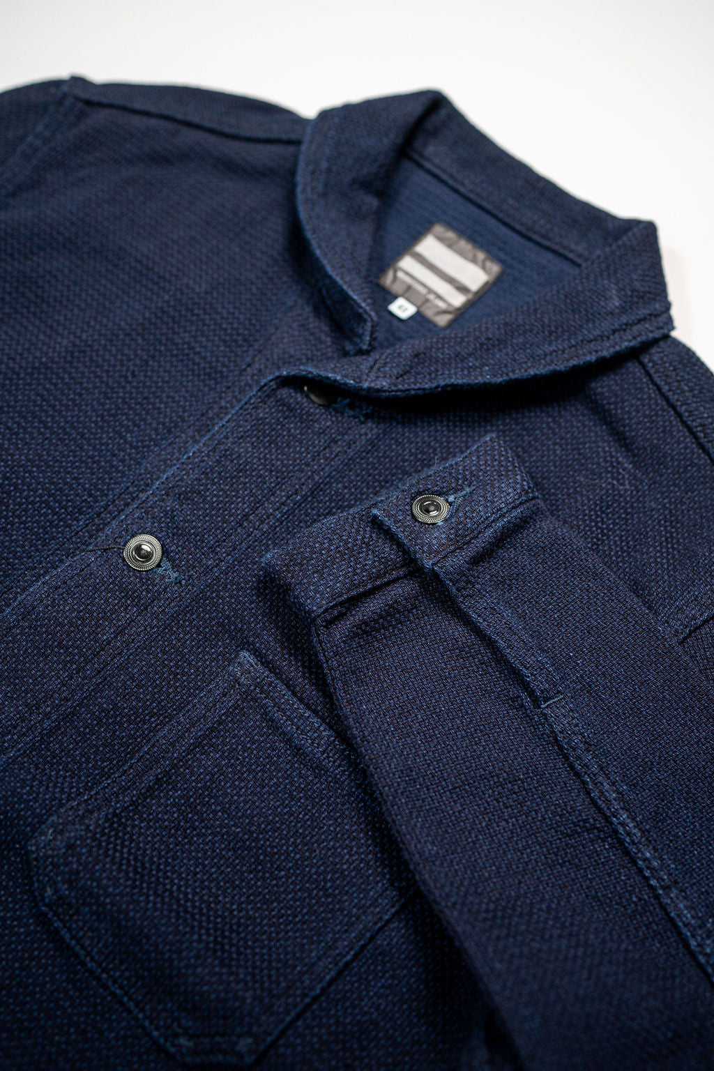 Momotaro 03-042 Indigo Dobby Coverall