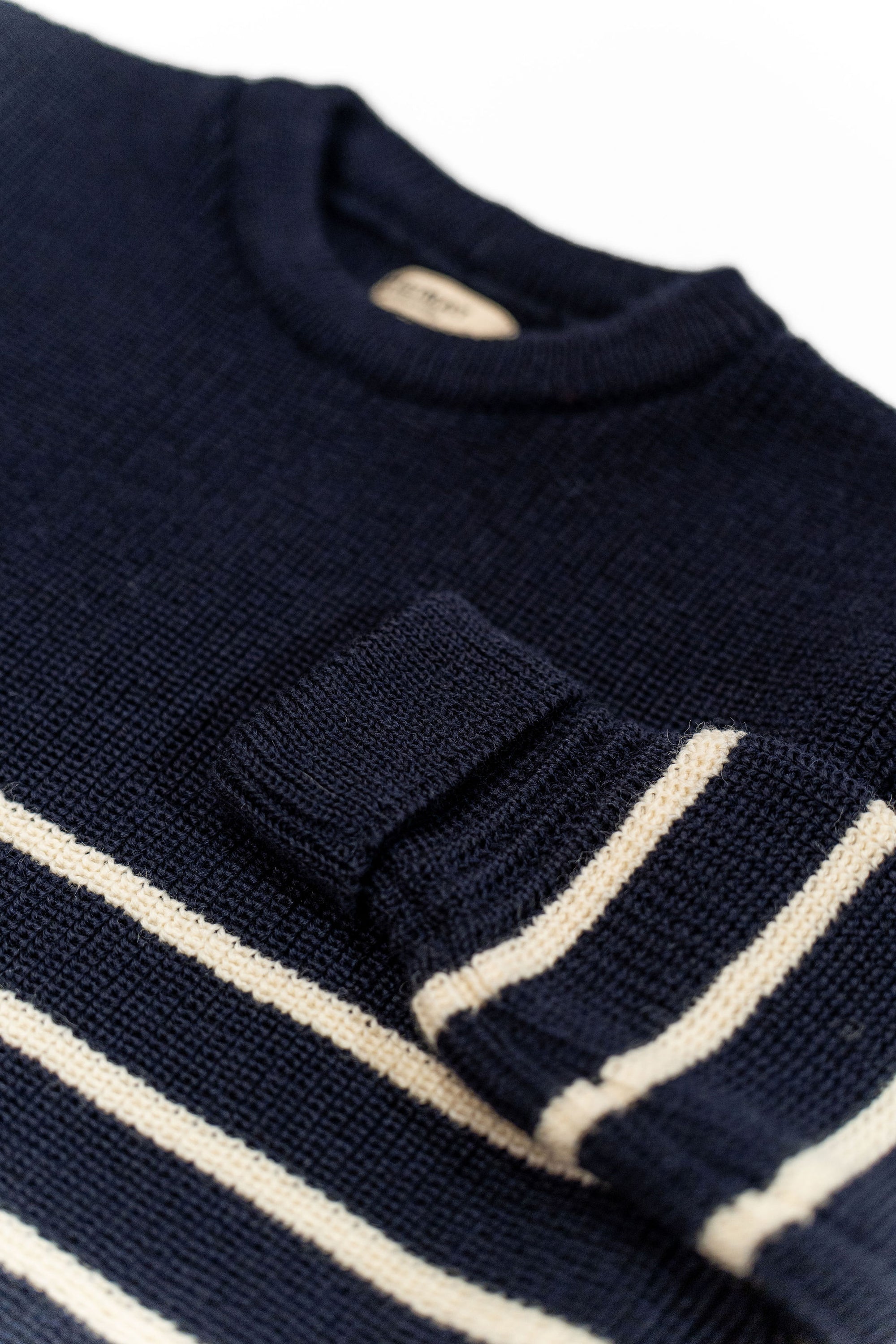 Heimat Textil Signal Sweater - Ink/Seashell Mariner