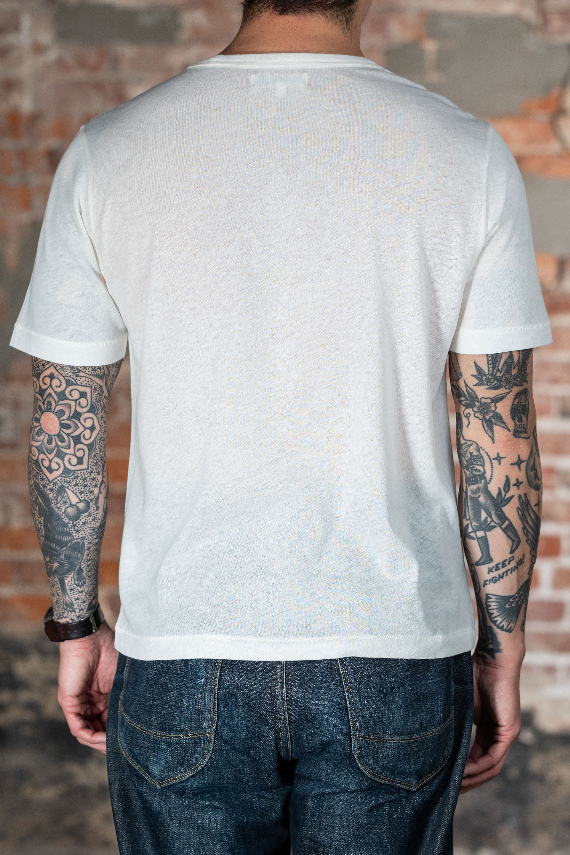 Merz b. Schwanen CASHTEE01 Premium Cotton-Cashmere T-Shirt - Nature