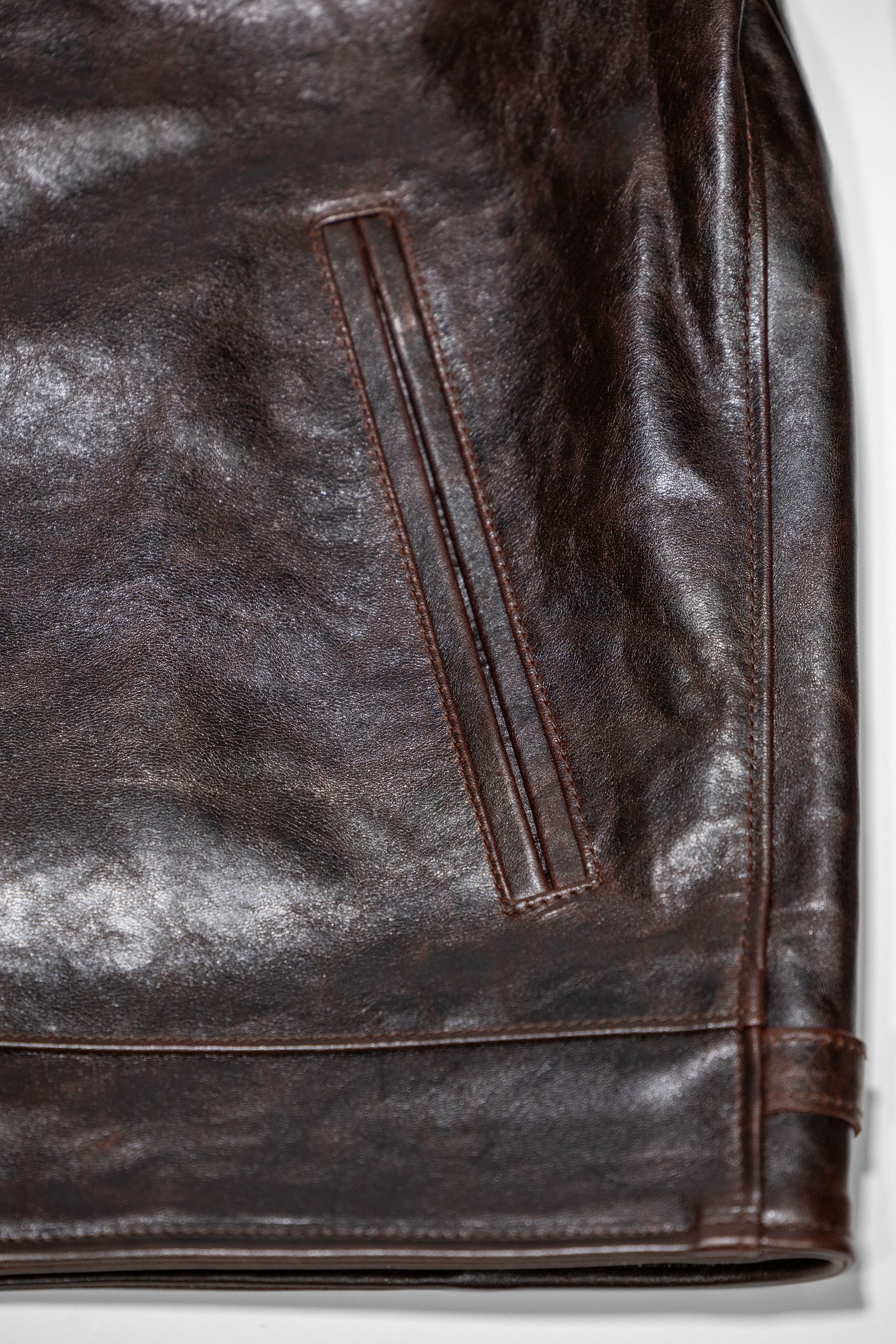 Simmons Bilt x Franklin & Poe Citywide - CF Stead Equus Brown Horsehide