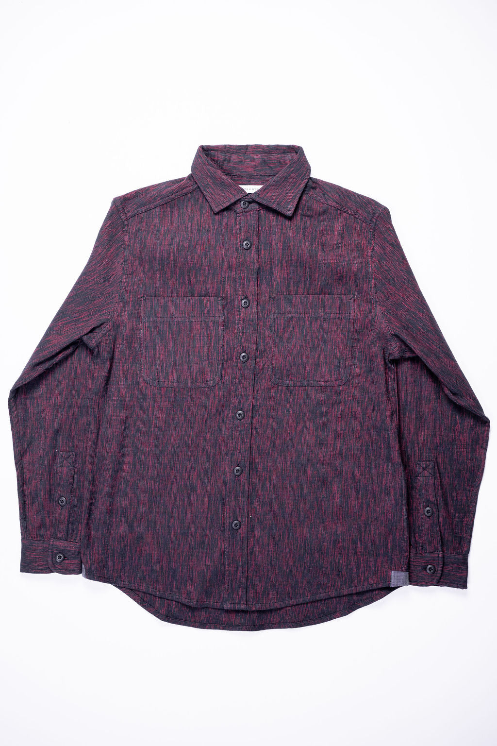 Indi + Ash Ames Workshirt - Indian Madder/Iron Handwoven Canvas