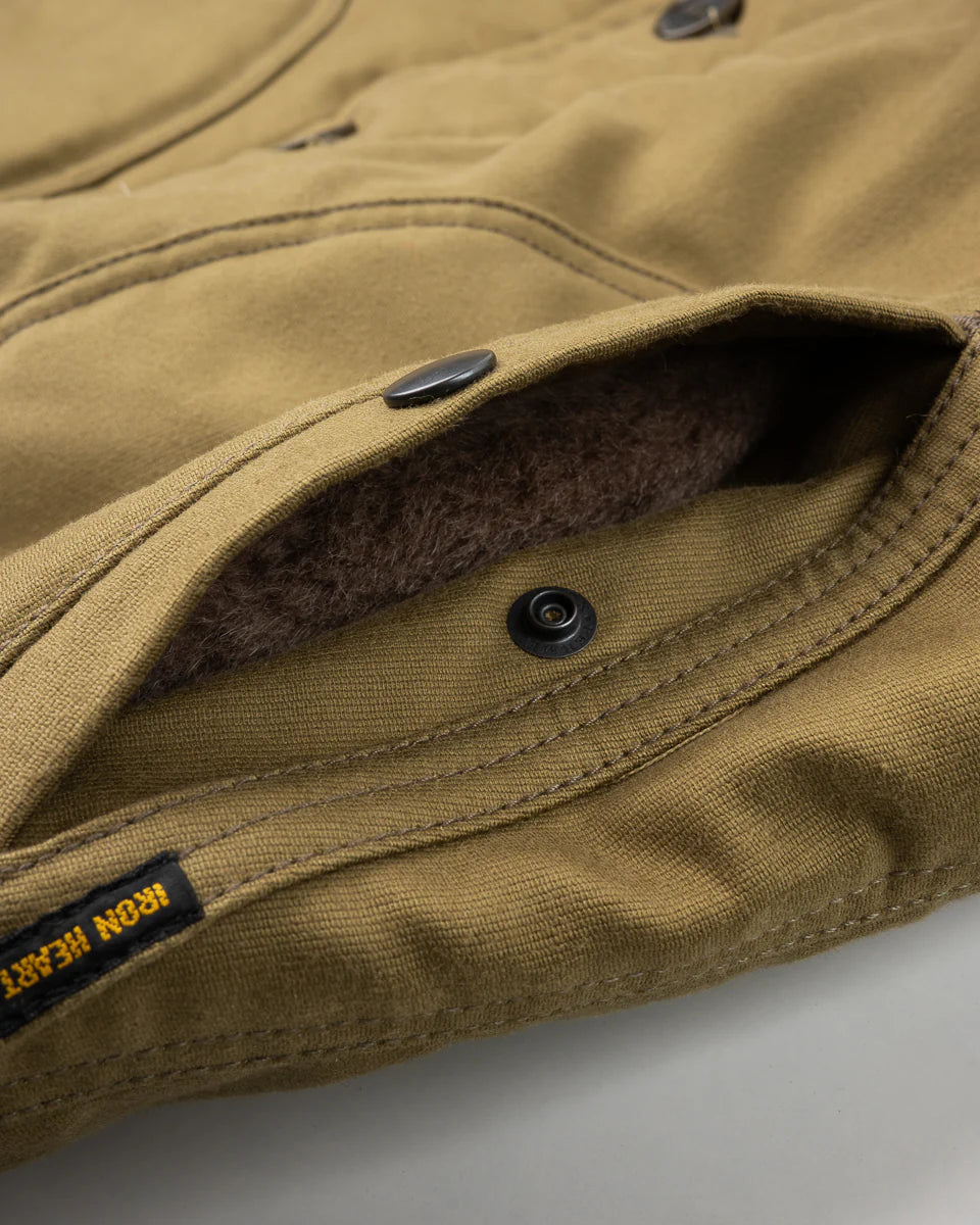 Iron Heart IHM-35-KHA Whipcord N1 Deck Jacket - Khaki