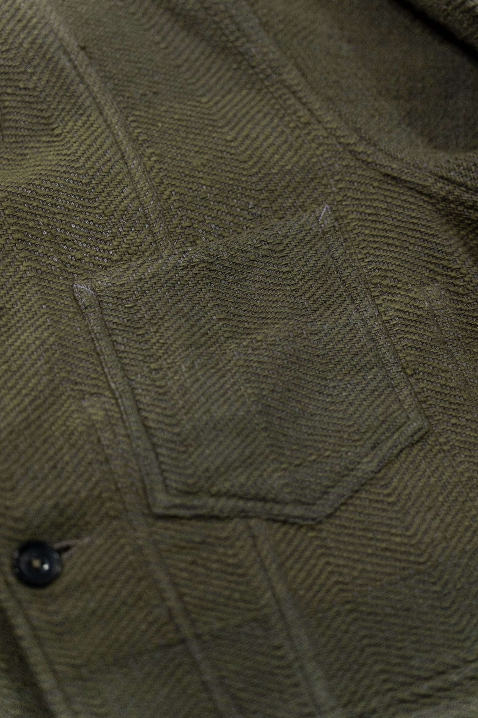 Indi + Ash Study Jacket - Forest Green/Smoke Handspun Herringbone