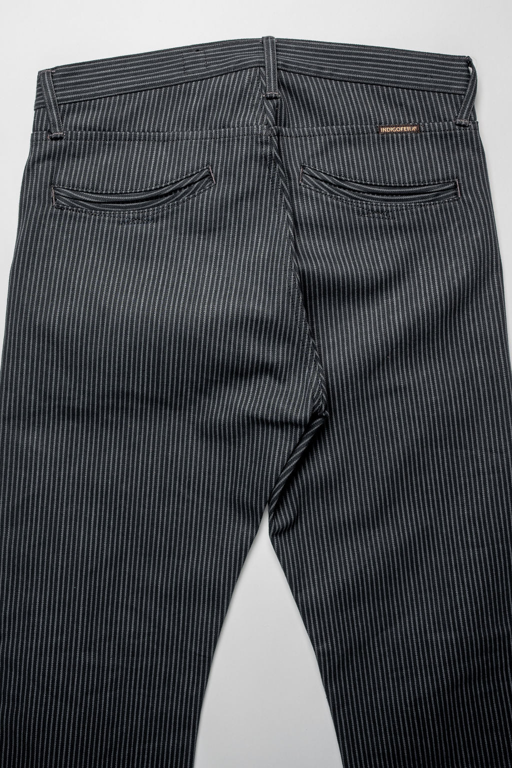 Indigofera Swearengen Pant - Grey/Black Hickory Stripe